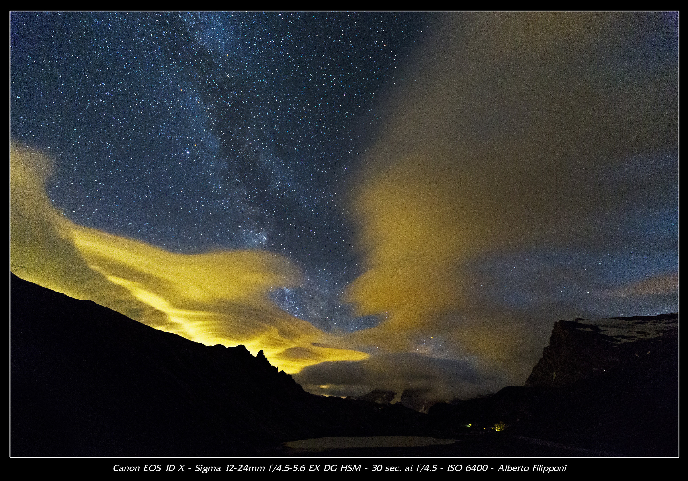 Milky Way - the Gran Paradiso National Park