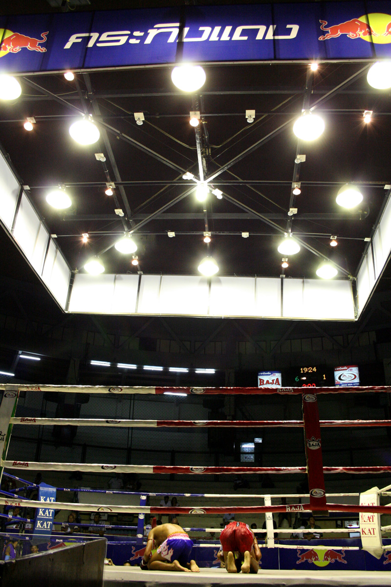 Ram muay prima dell'incontro