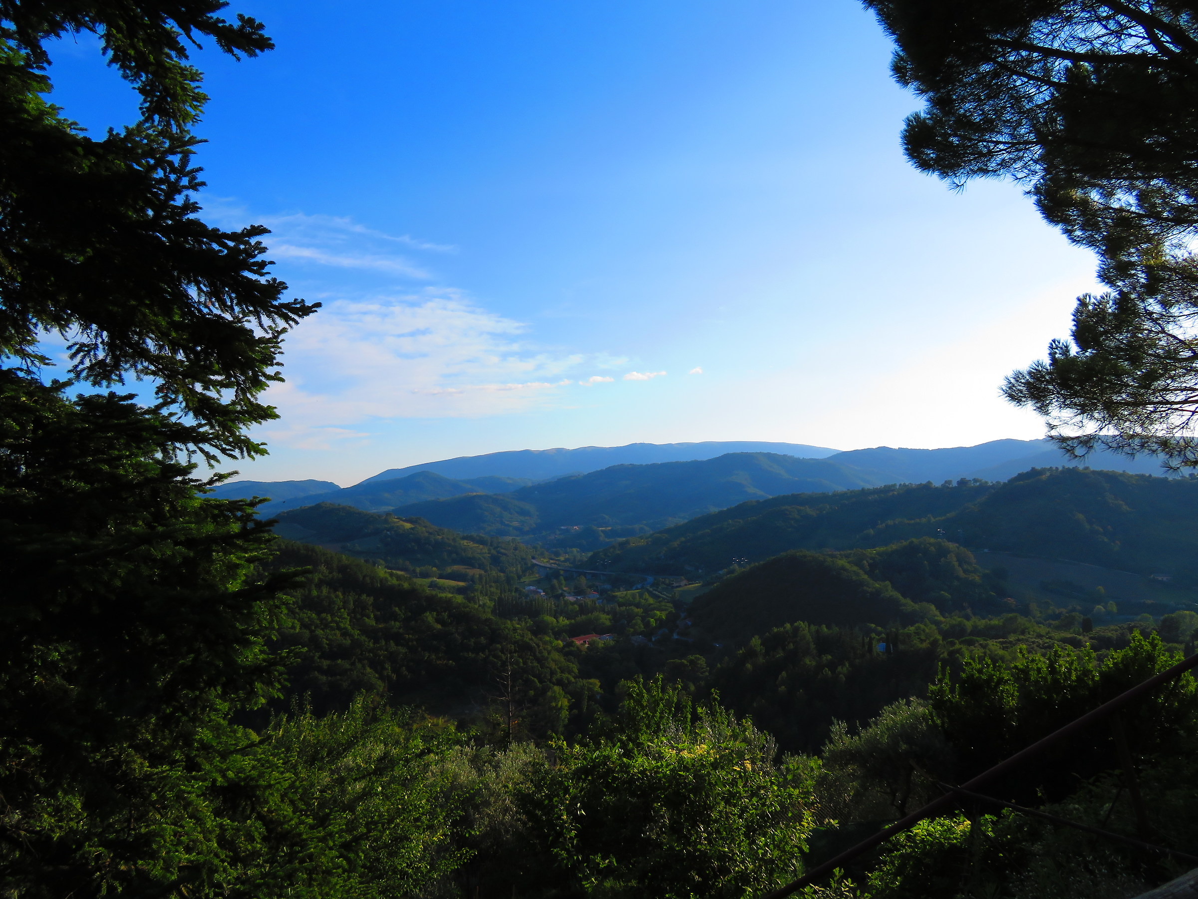 Nocera Umbra, View from the lookout under the Tower