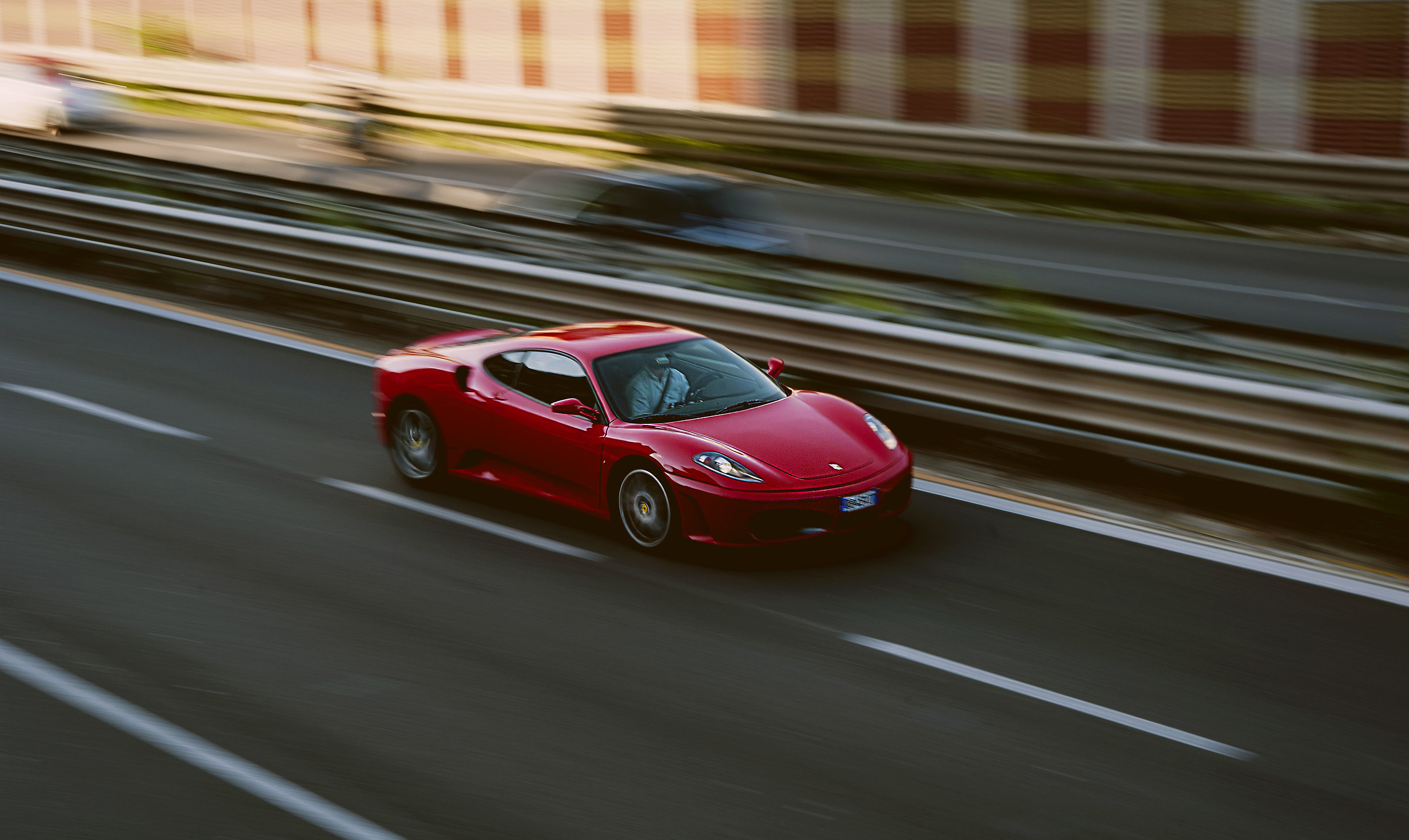 Darting into traffic