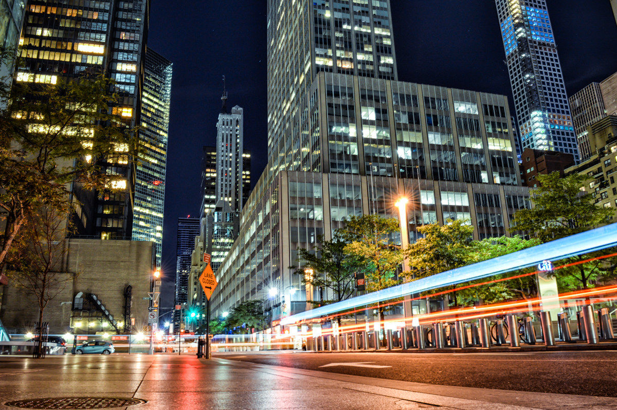 New York street lights