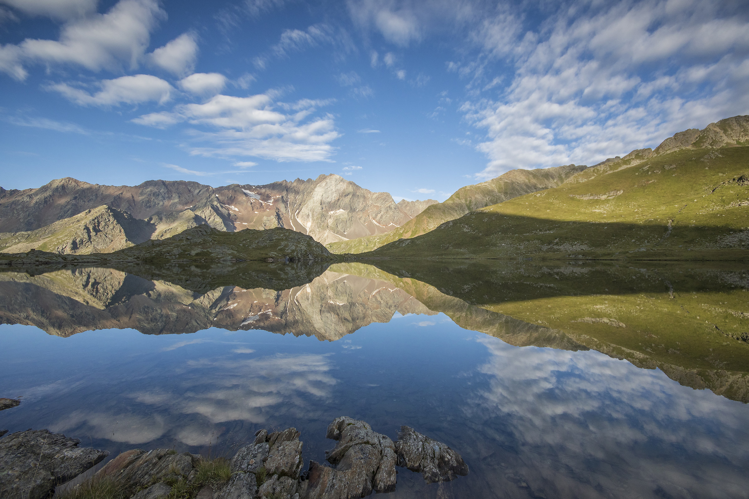 reflections and clouds