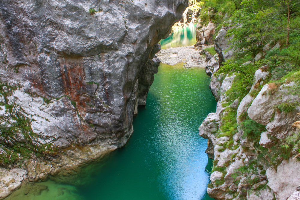 The gorge of Cellina