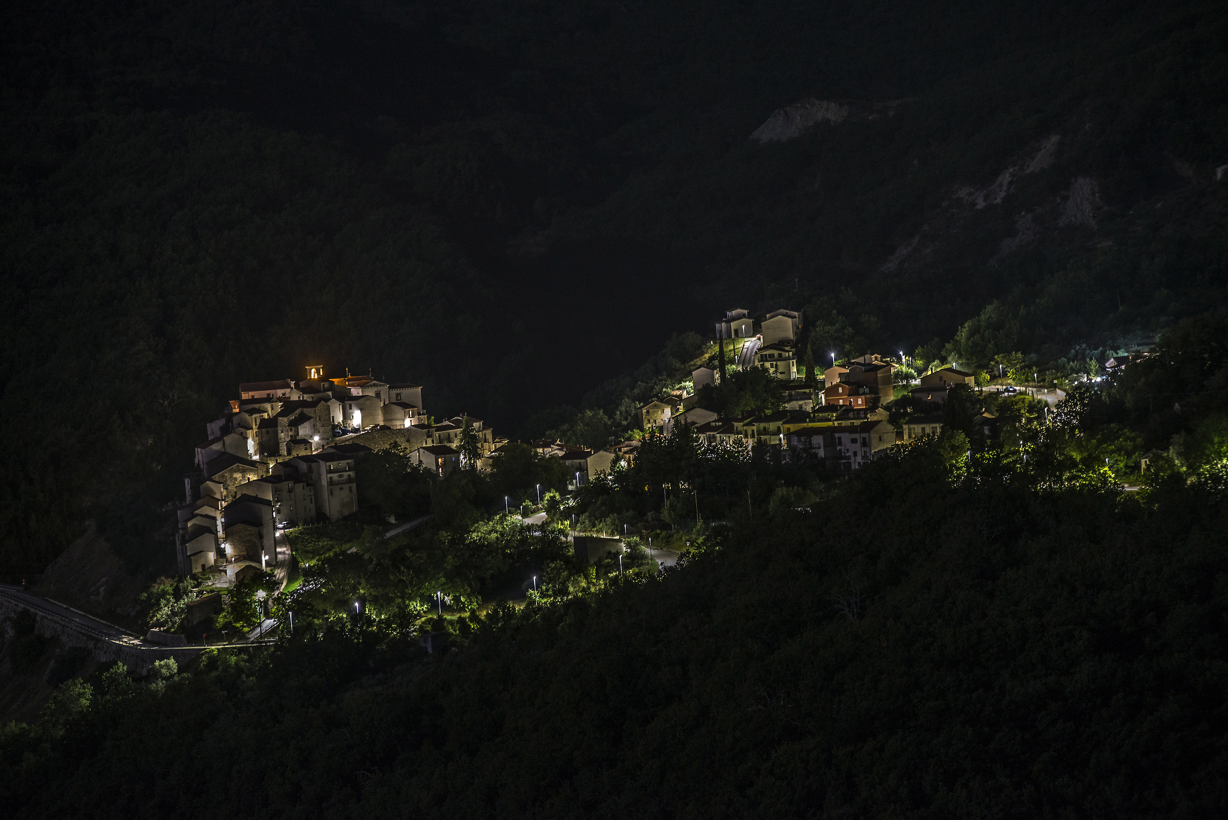 Castelverrino By night