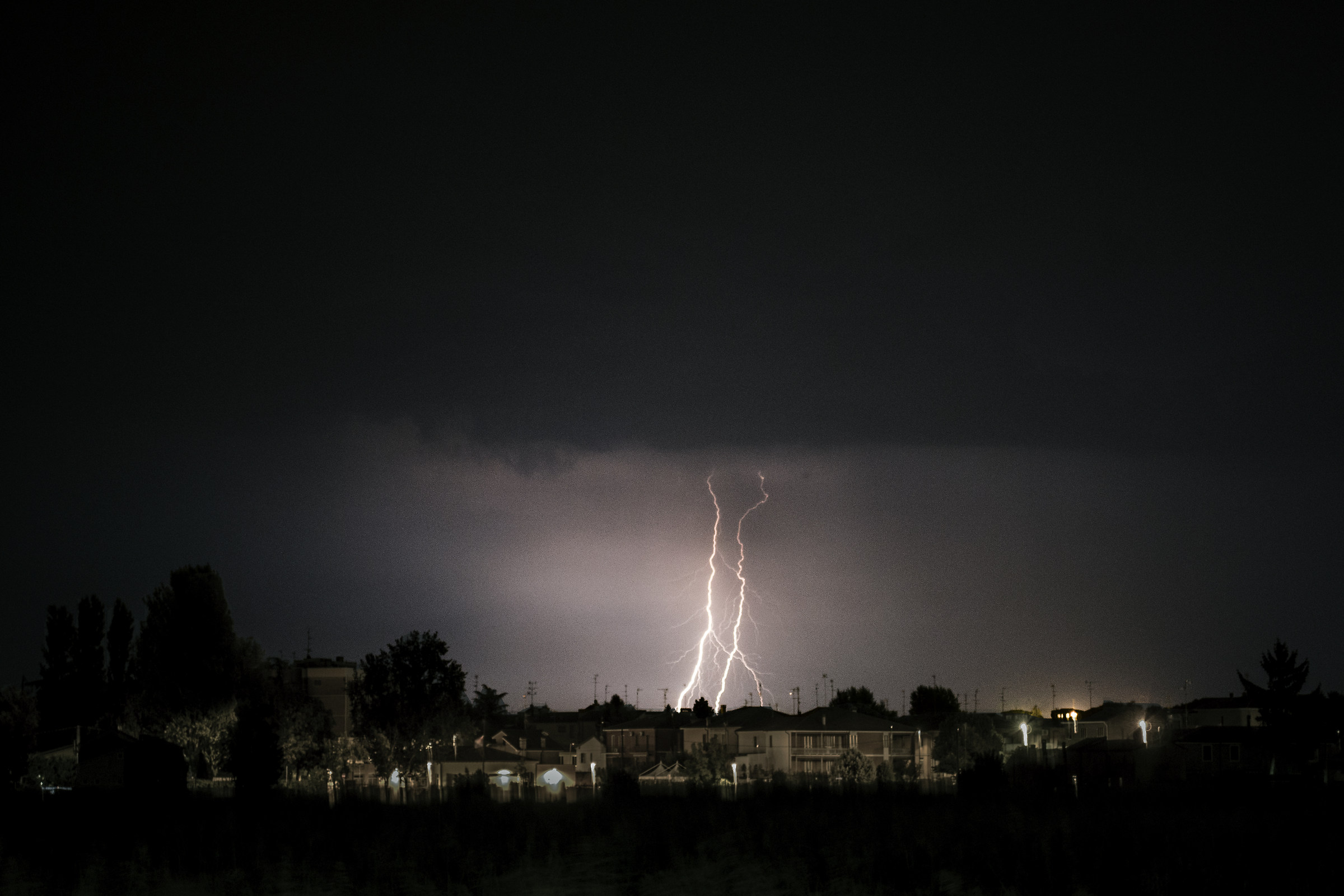 Thunder and lightning