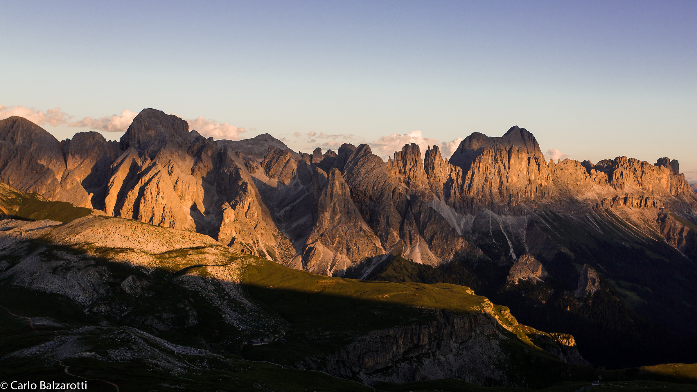 Rosengarten from the top the plateau