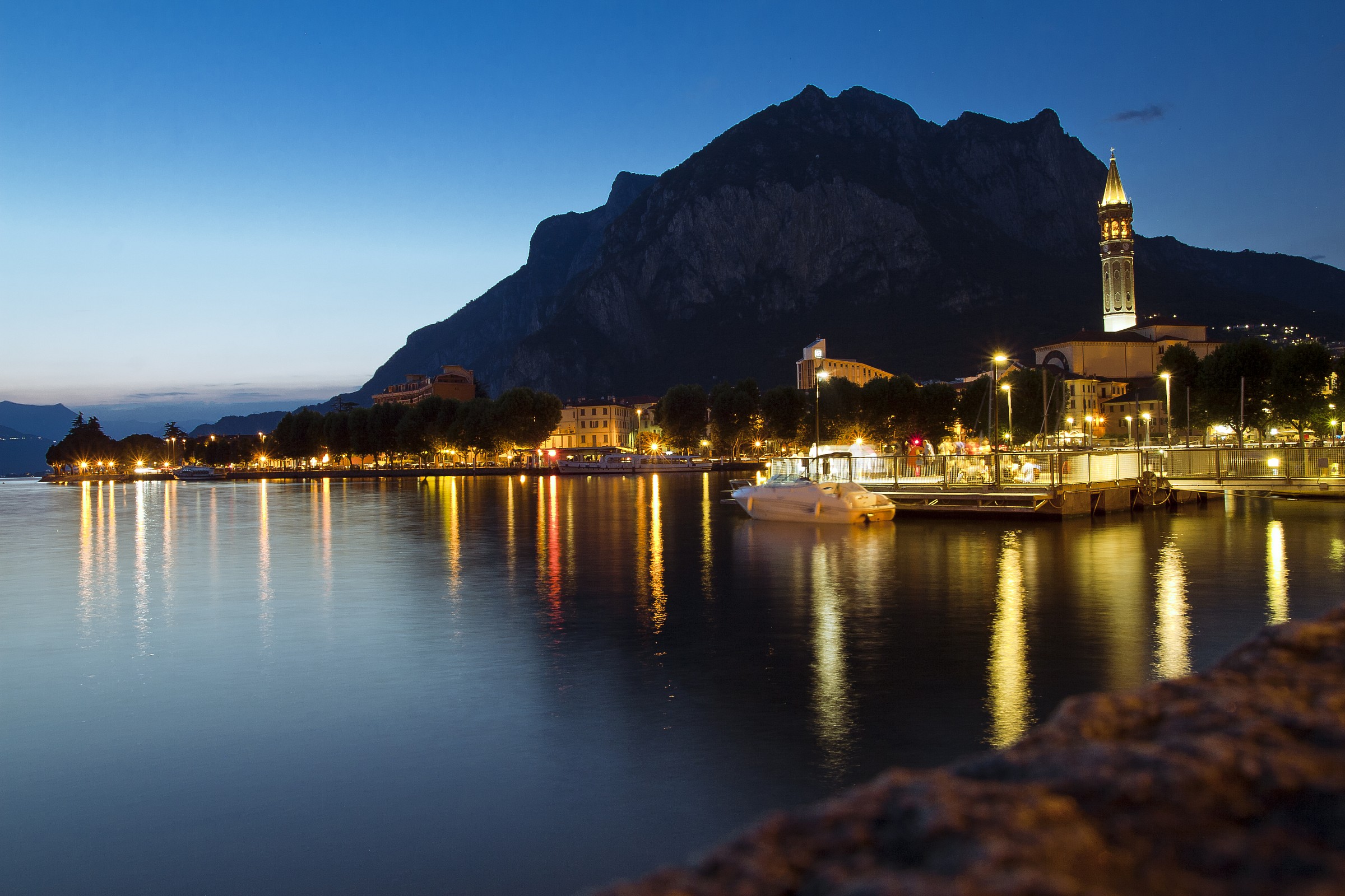 tramonto a lecco