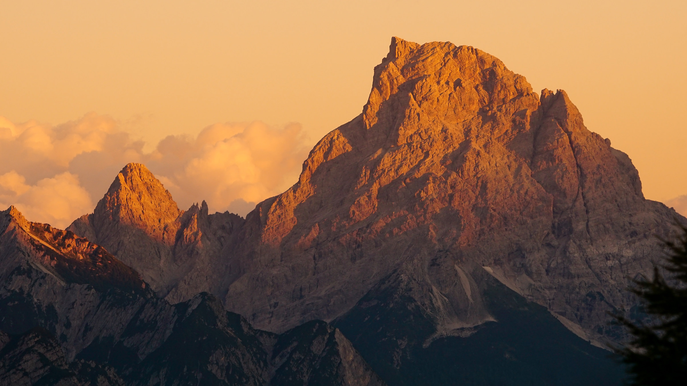 The magic of the sunset