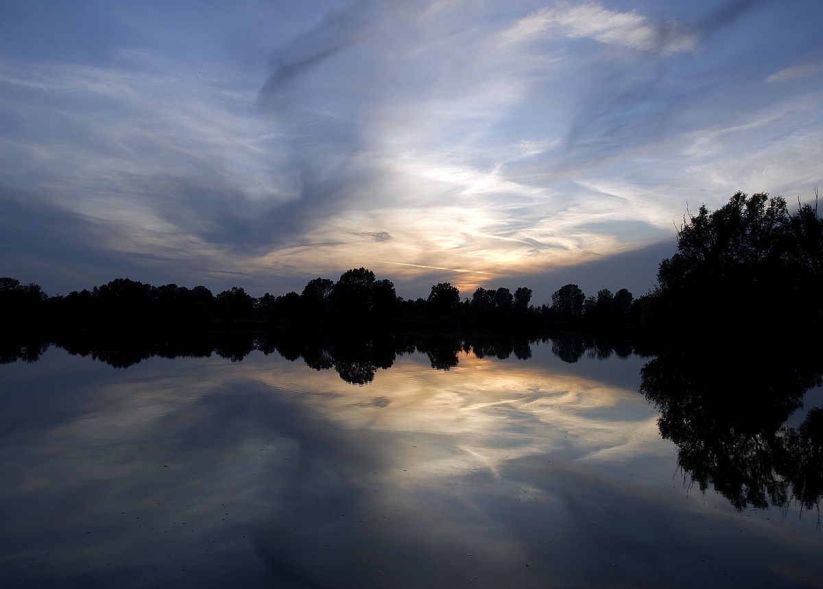 Lago Santa Maria al tramonto