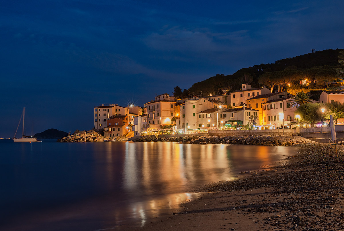 Marciana Marina in blue