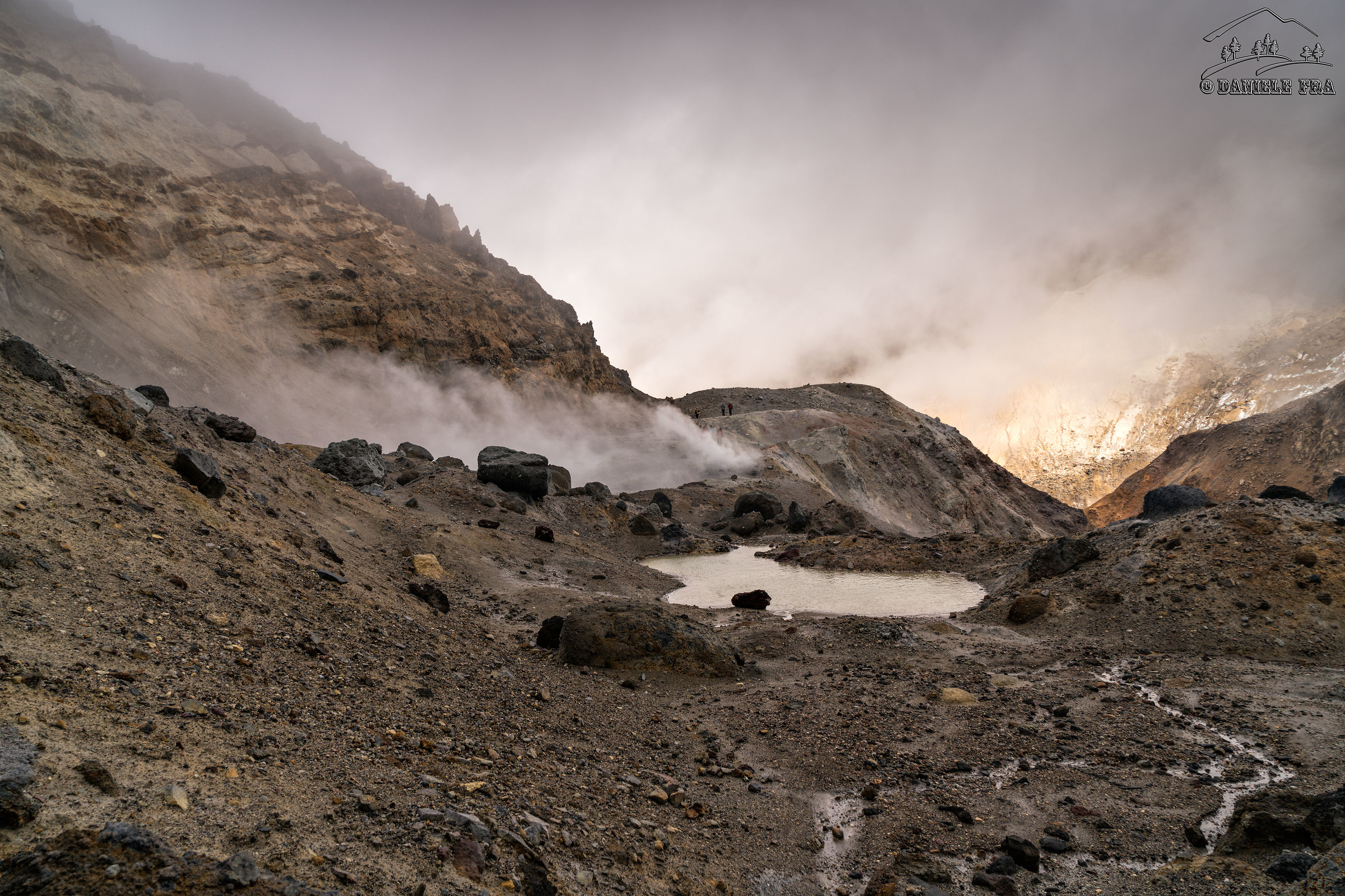 Mutnovsky inside the crater