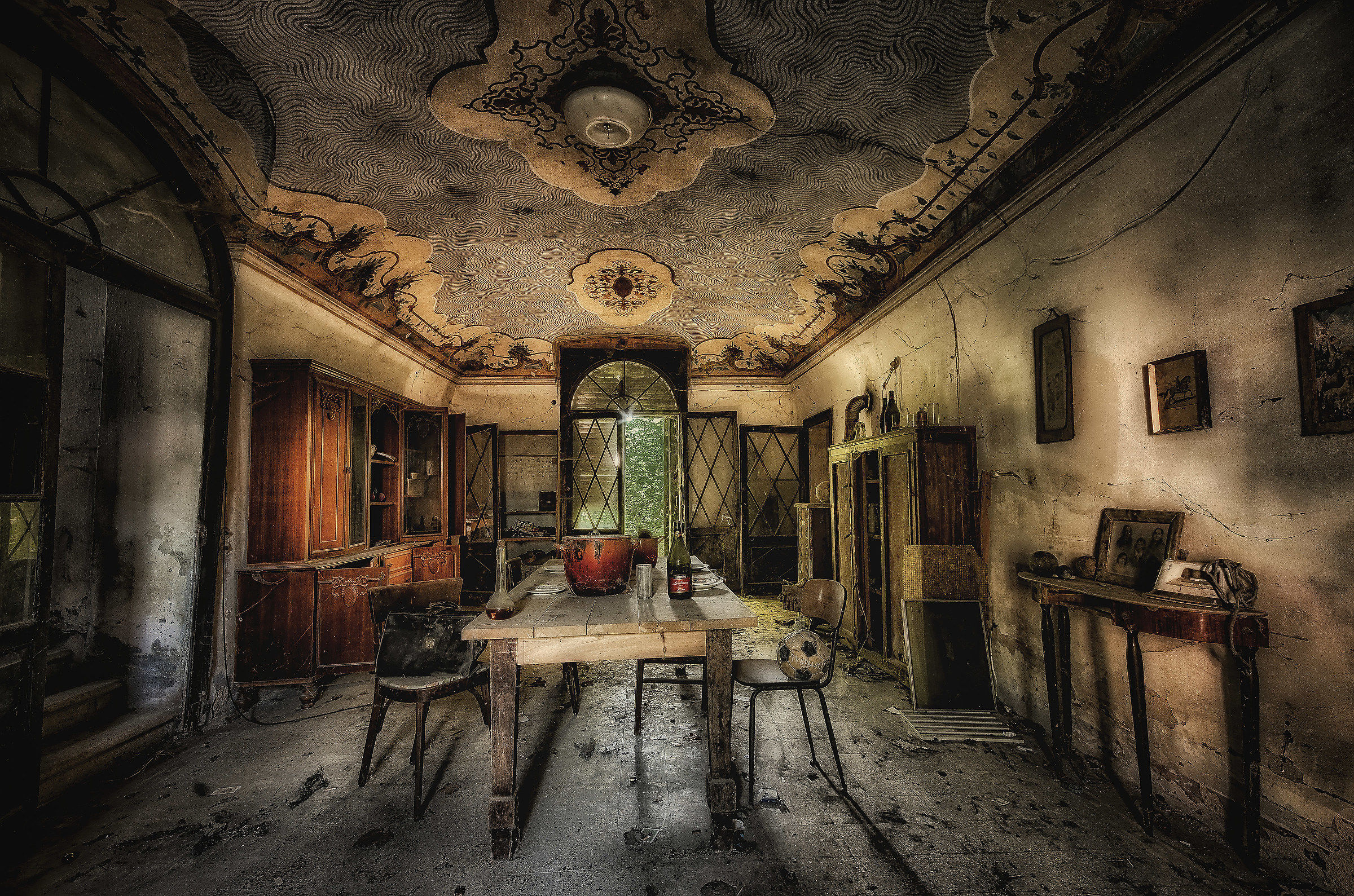 La Villa dell'allenatore...spettacolare abbandono