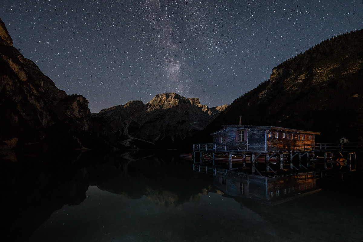Night at the Lake Braies