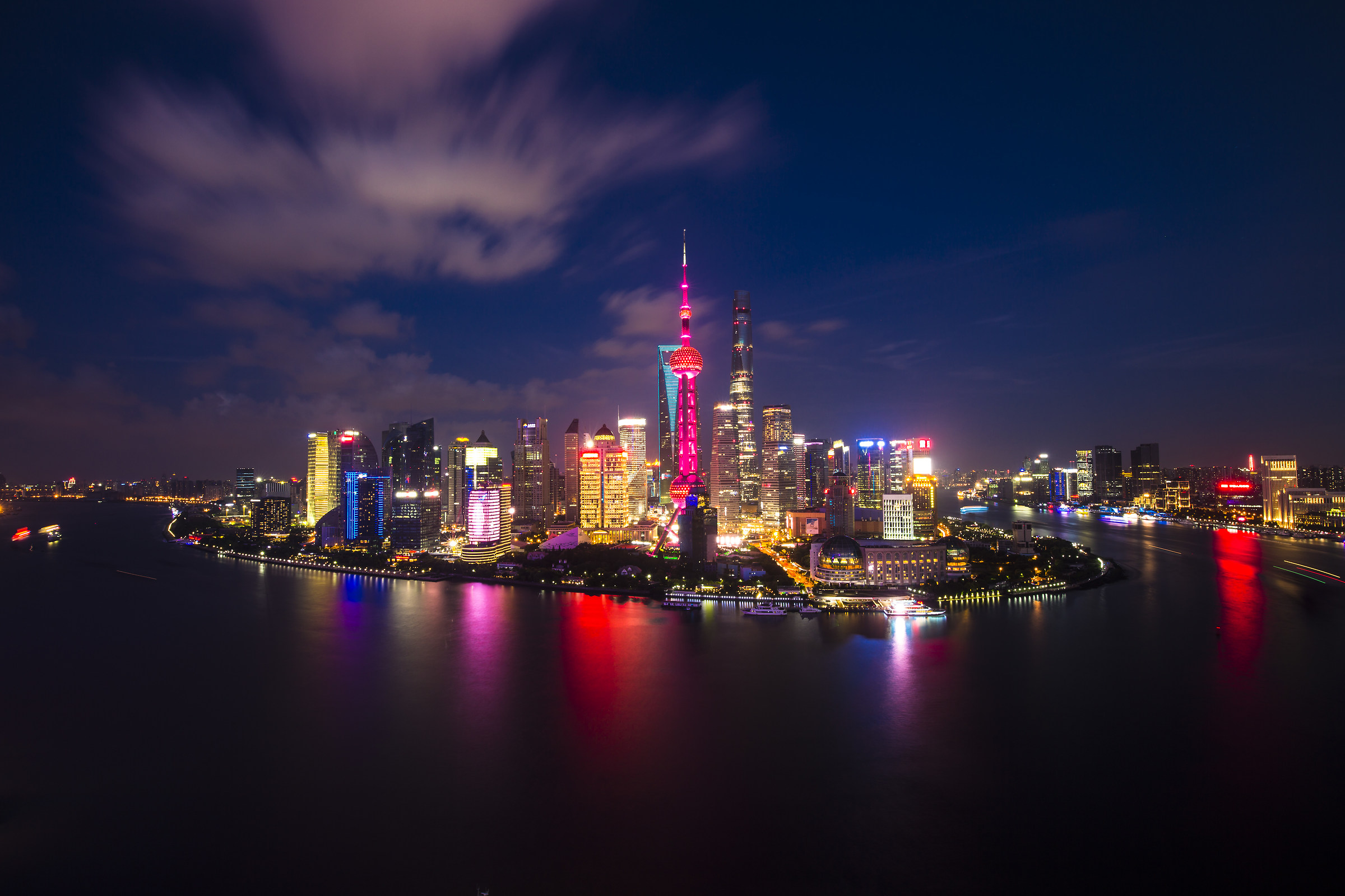 Bund Shanghai by night rev. 1