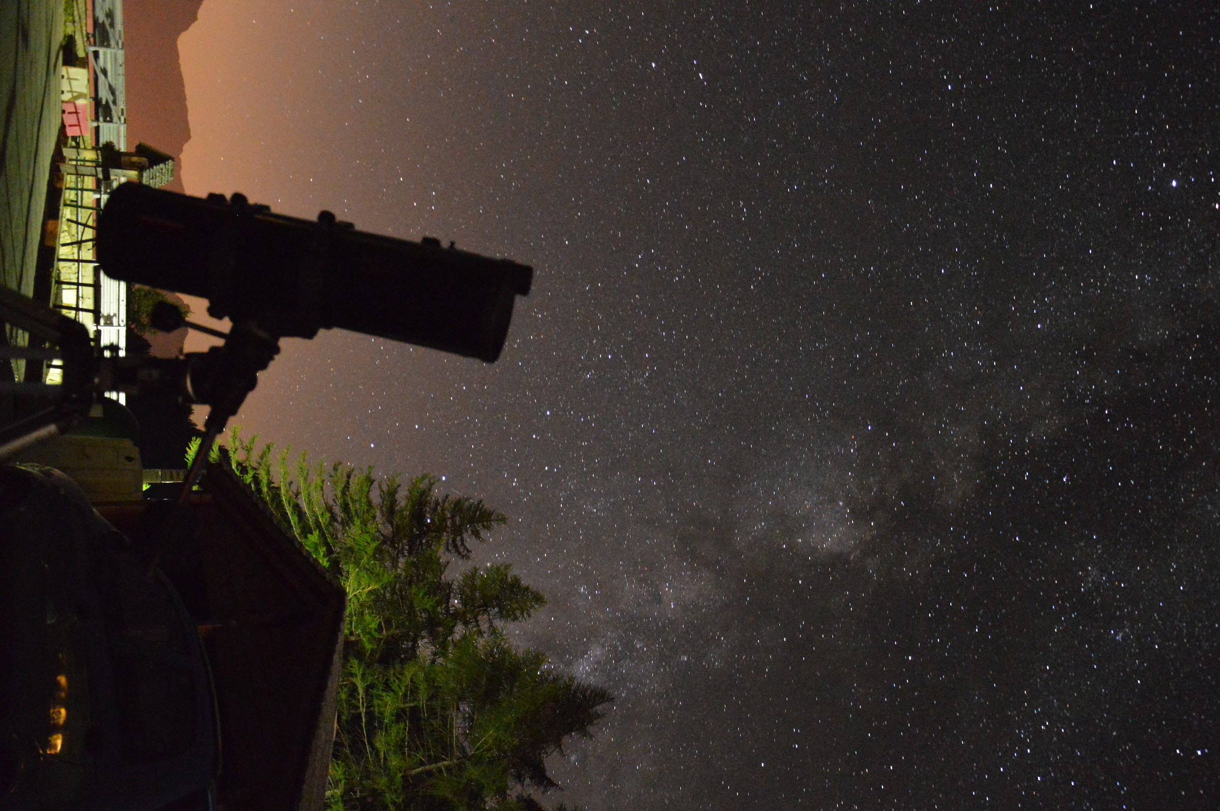 night observation milky way