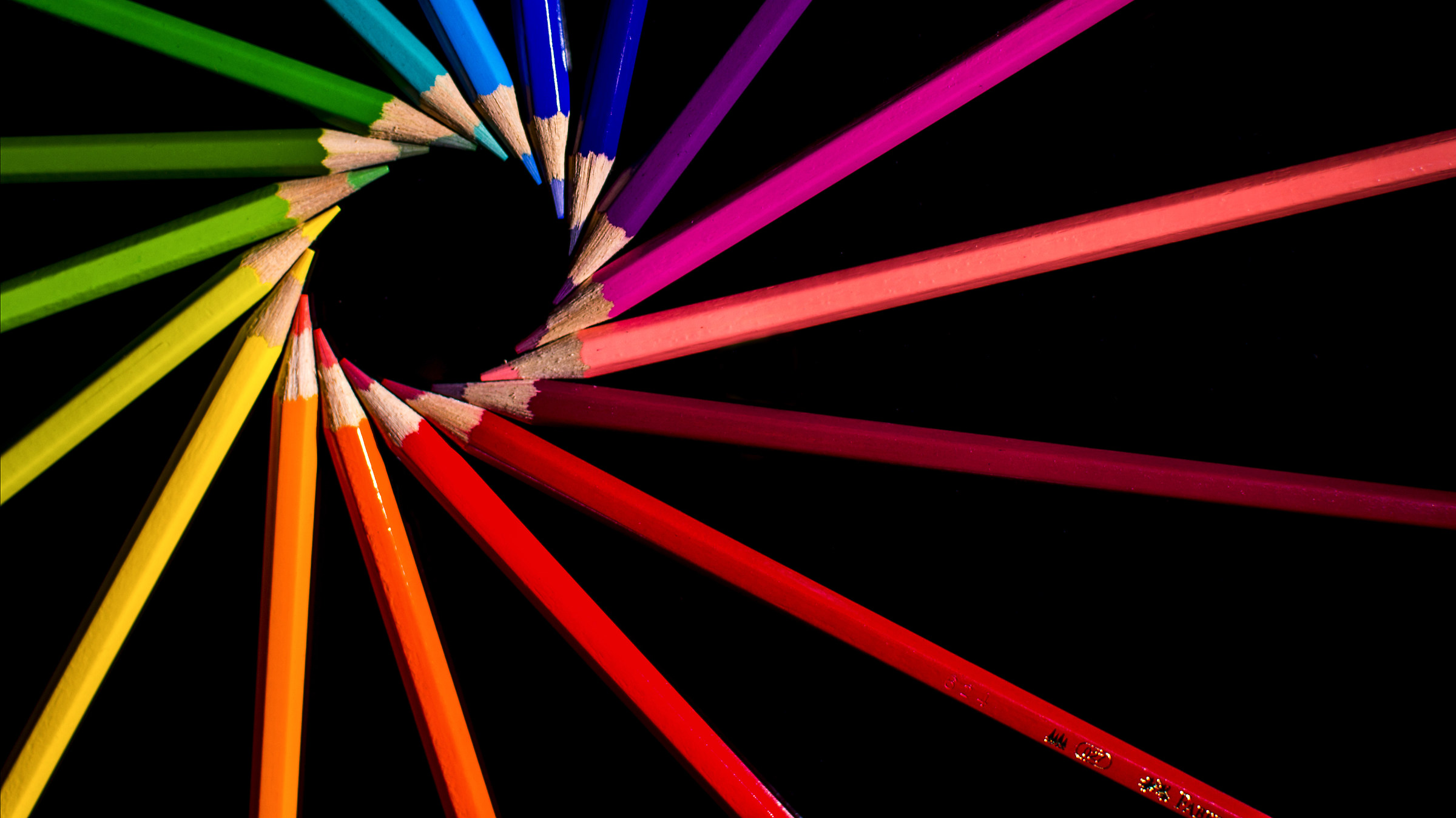 Spiral of colors
