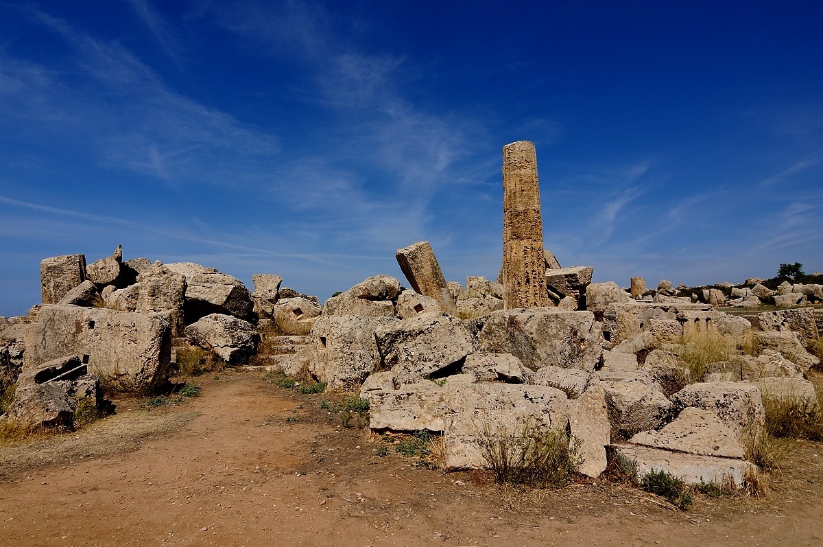 The ruins of Selinunte