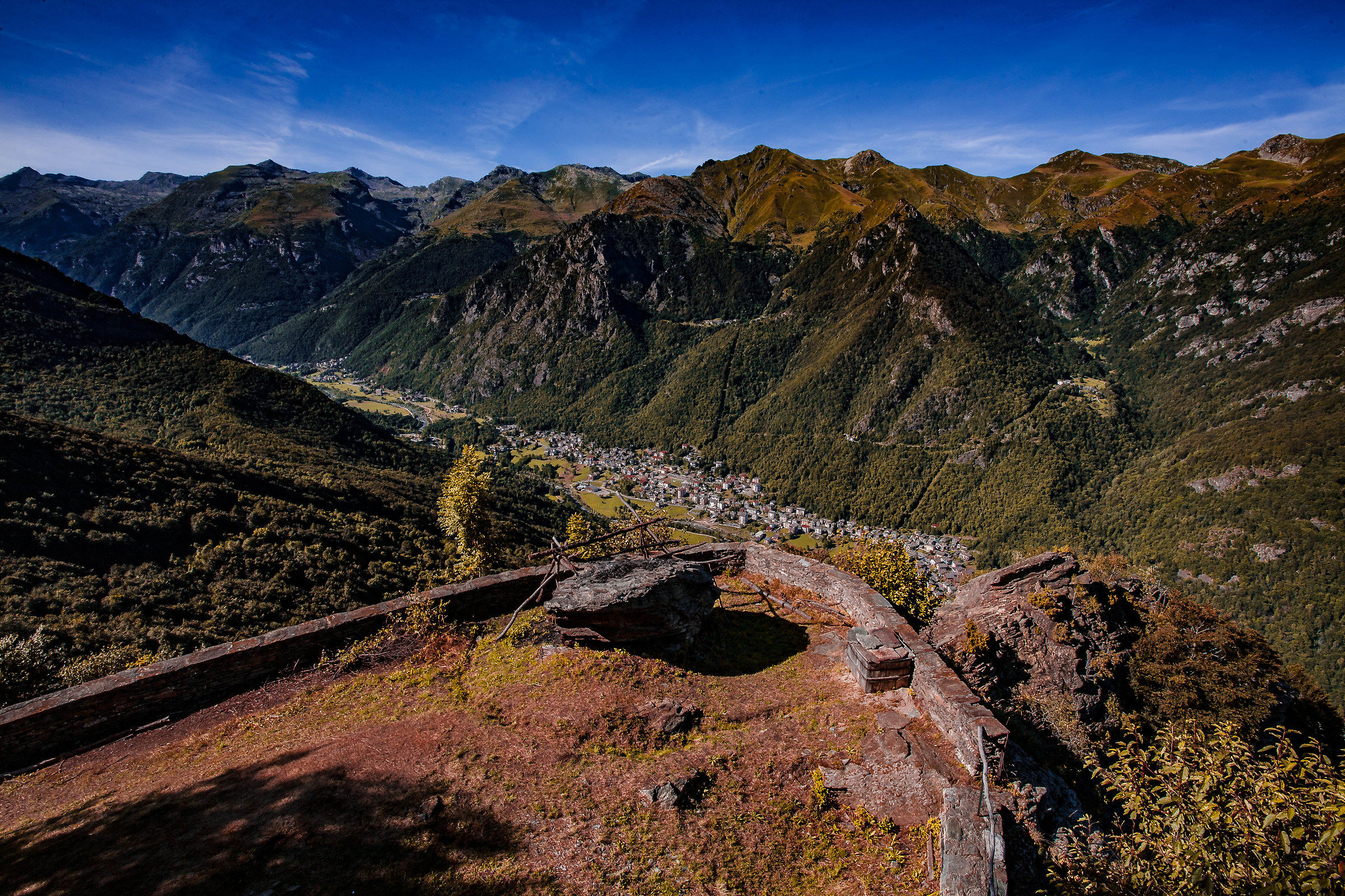 View from the Sanctuary of Santa Cristina to Cantoria