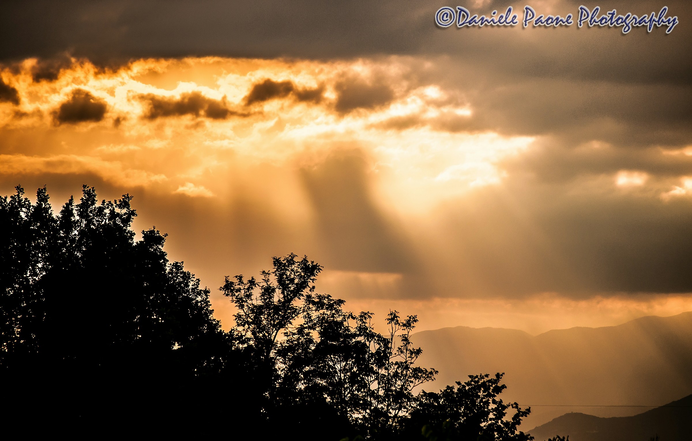 Rays from the clouds