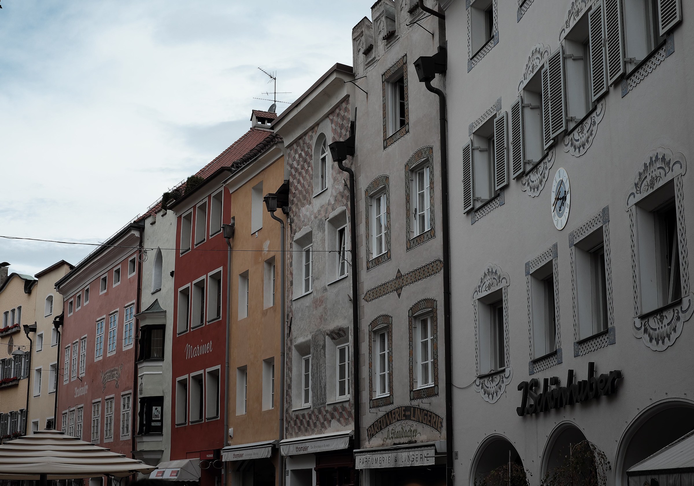 The streets of the village