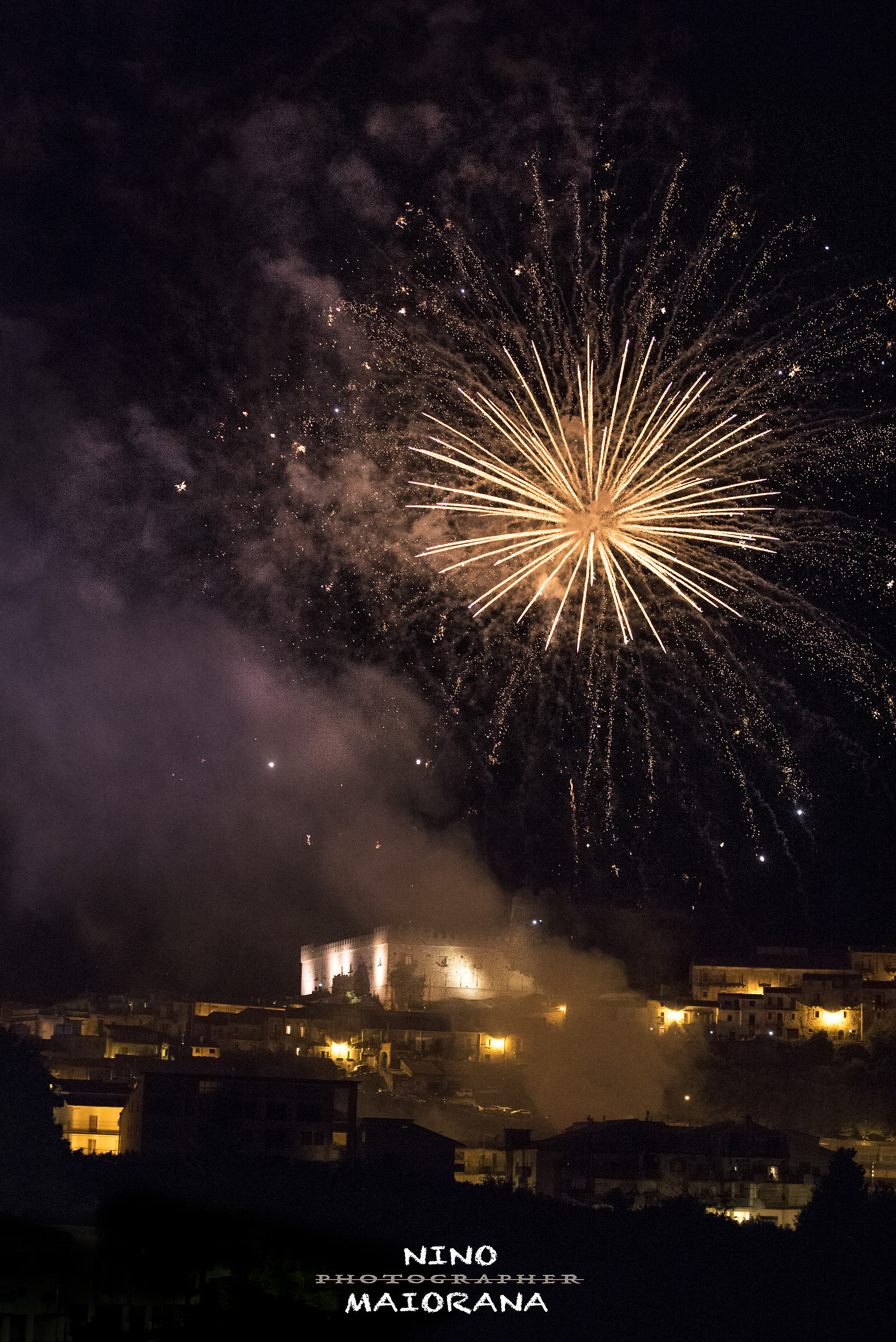 Montalbano Elicona Fuochi d'artificio 2016