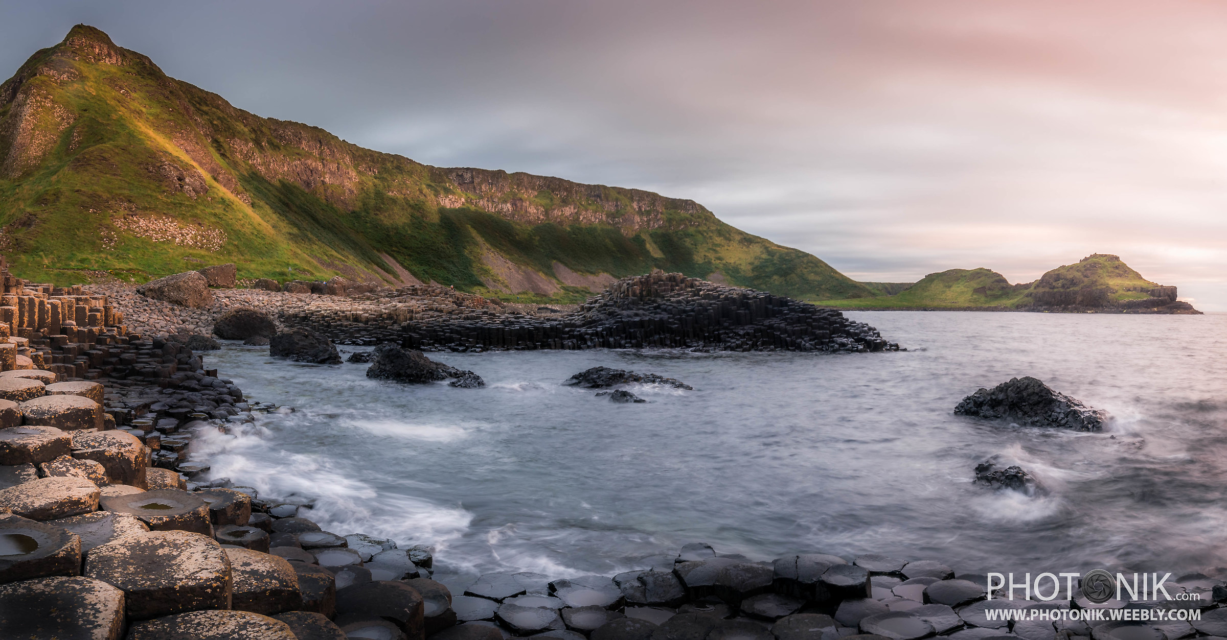 Giant's causeway al tramonto (seconda post produzione)