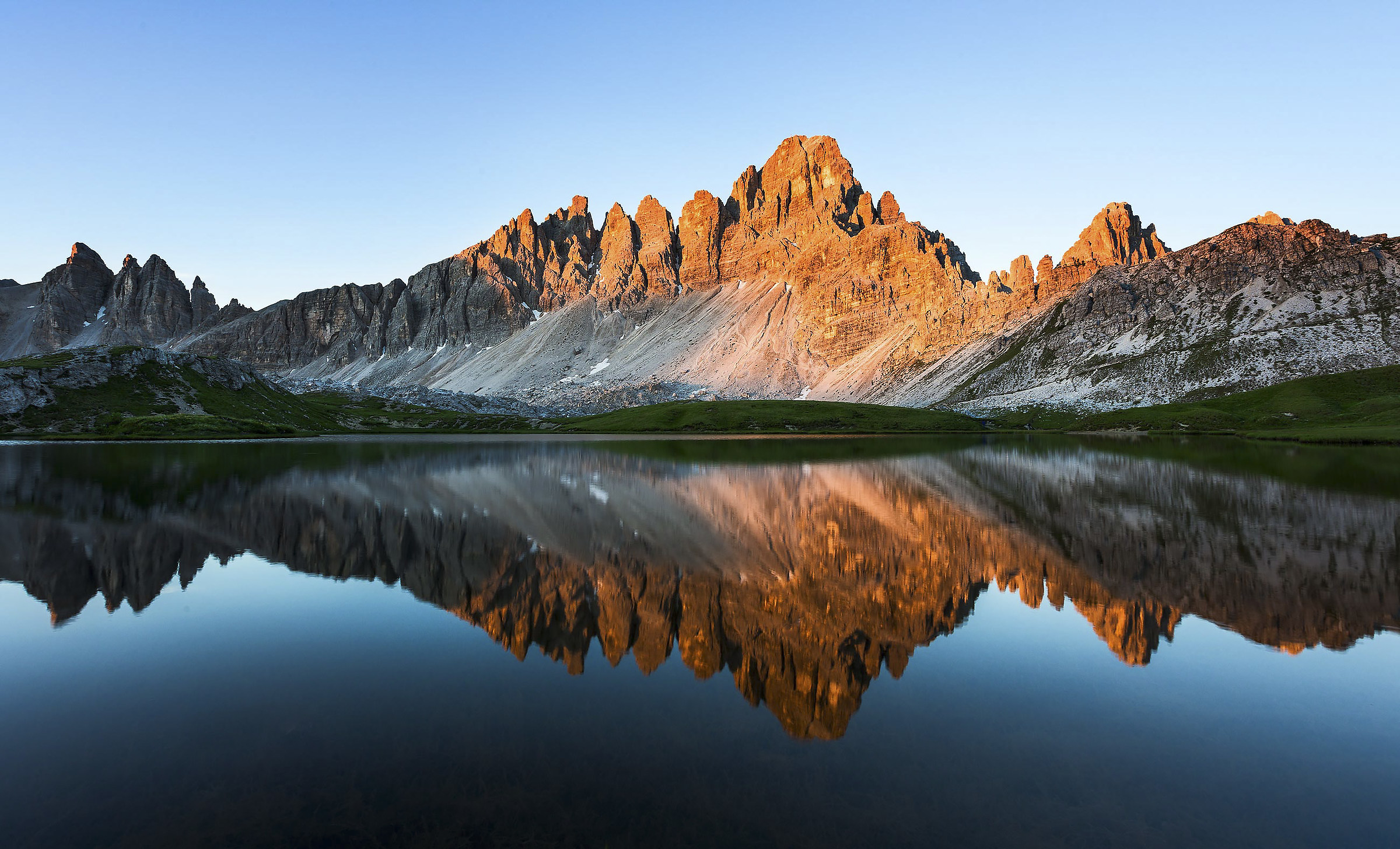 Alba ai laghi dei piani