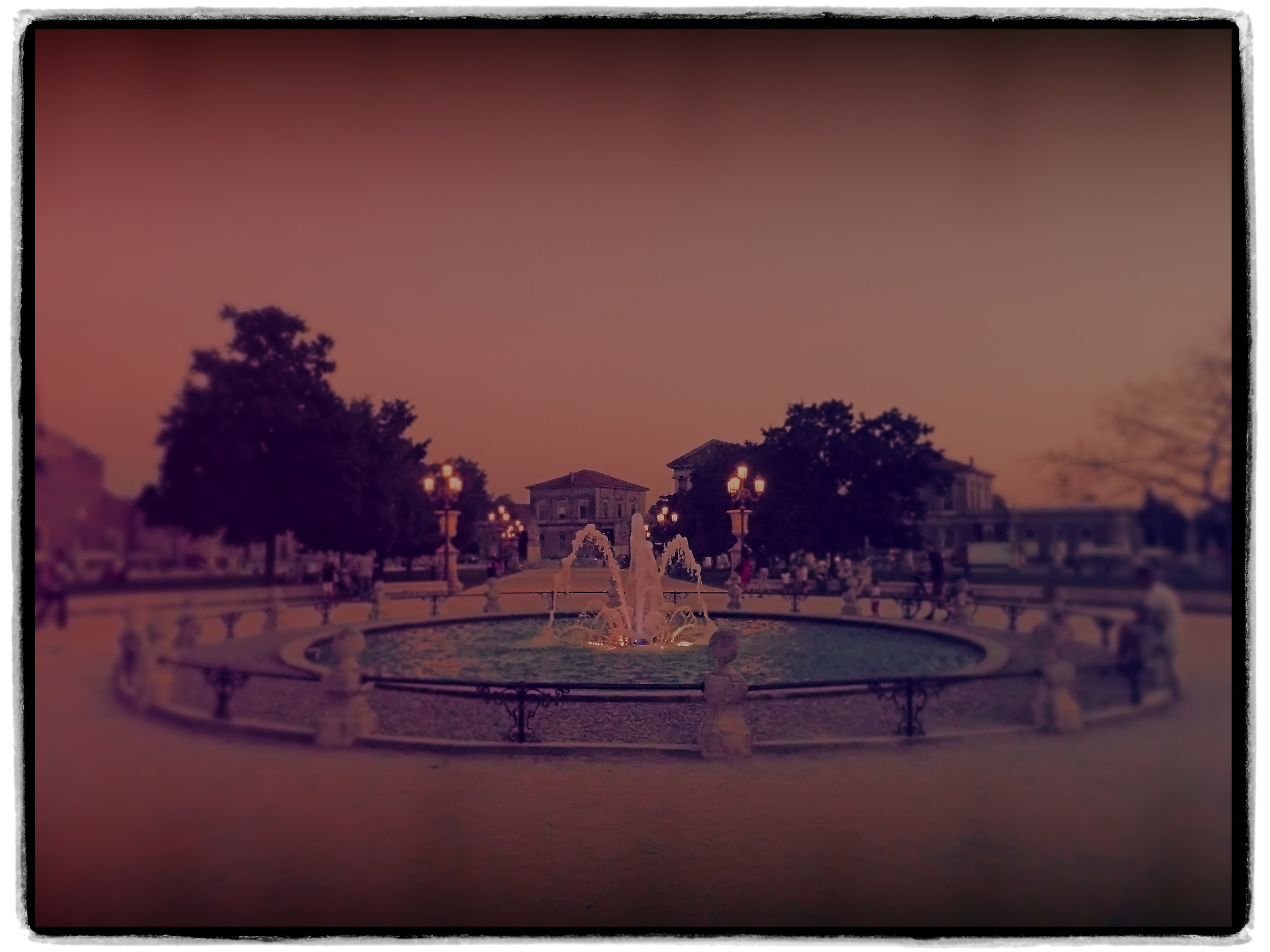 and it was now evening