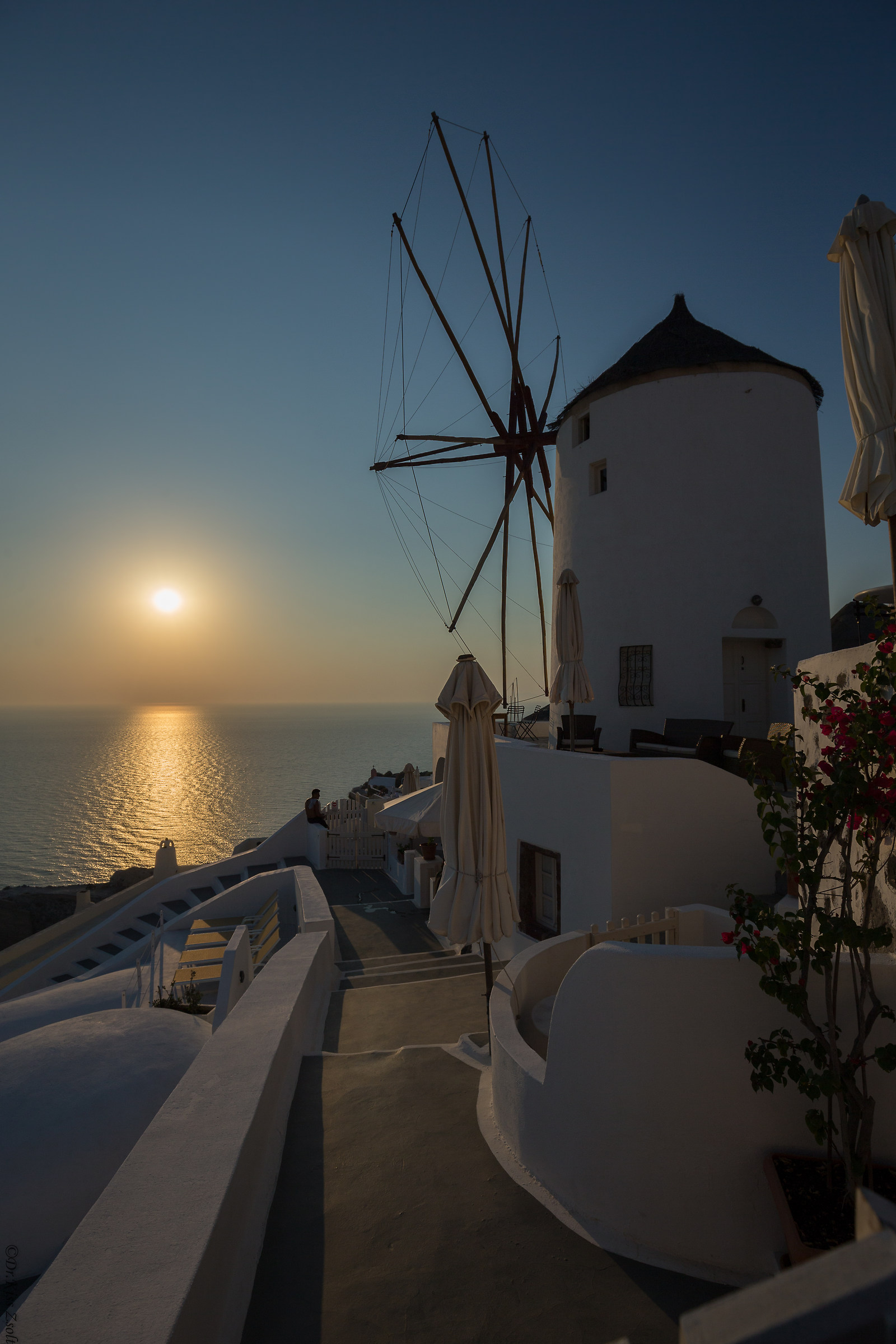 tramonto di Santorini