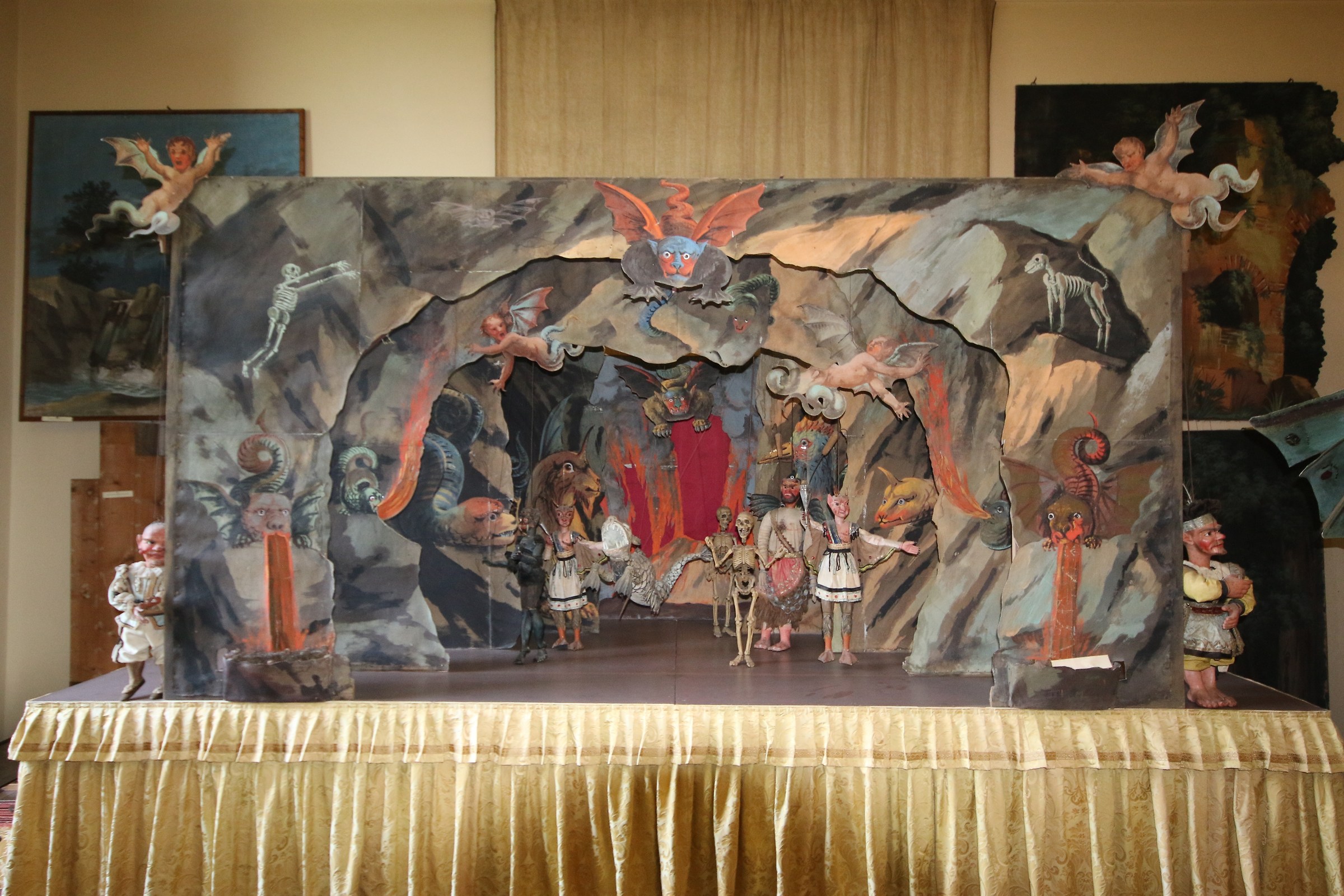 Puppet Theatre. Villa Borromeo Lago Maggiore