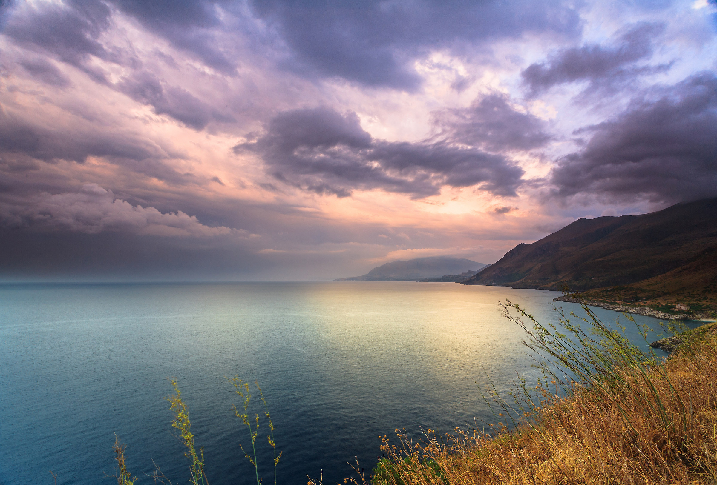 Storm coming on Zingaro Nature Reserve