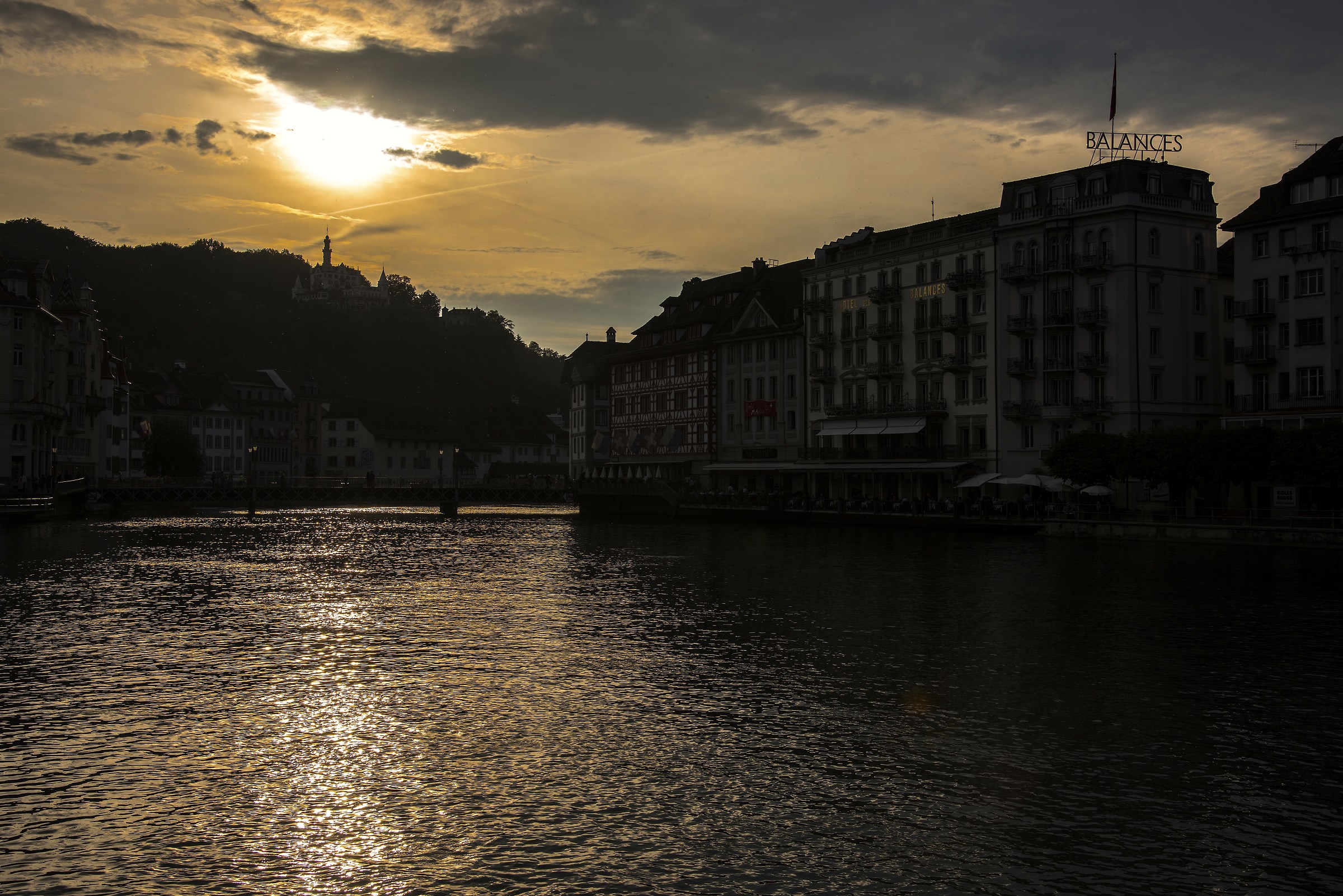 Sunset in Lucerne
