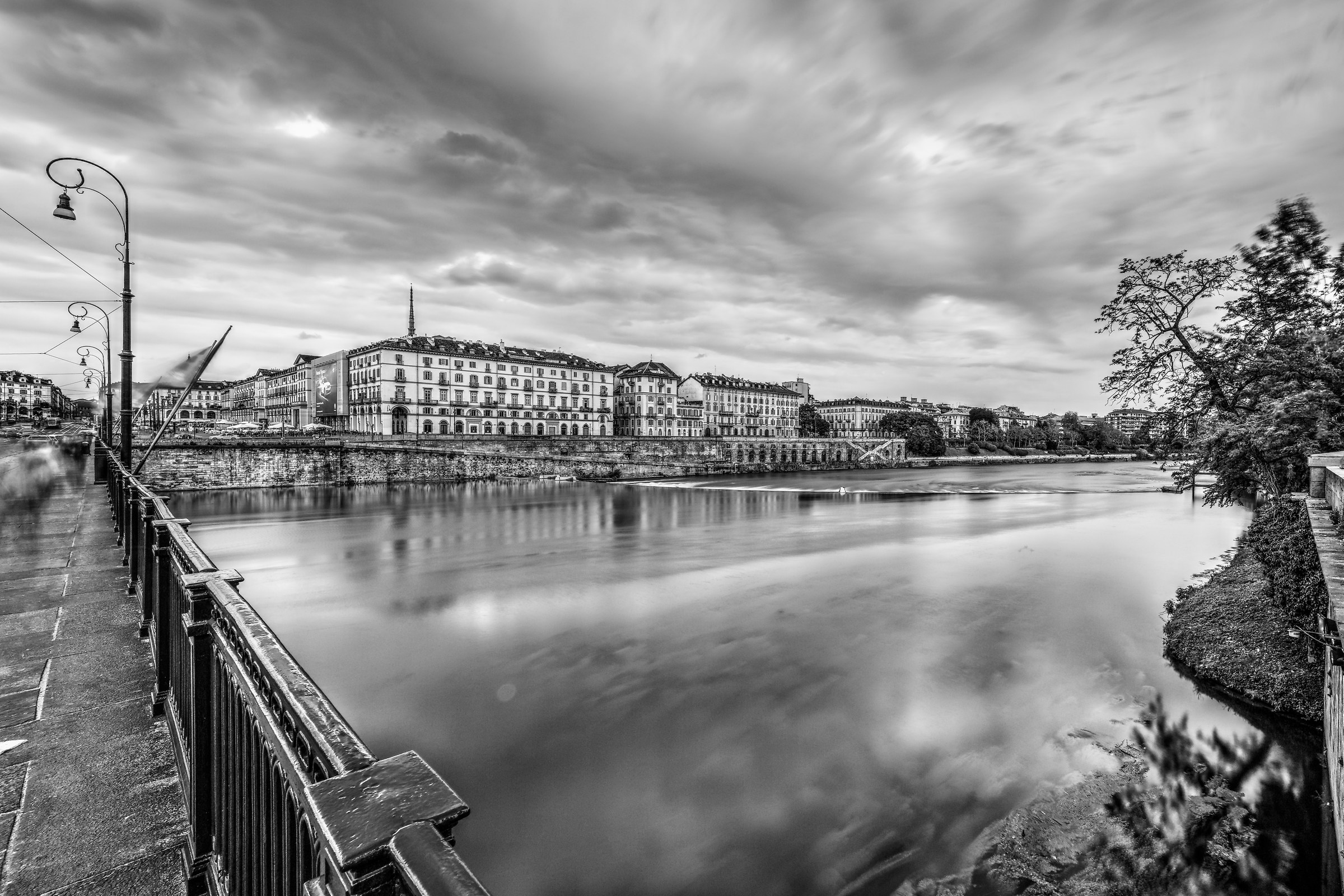 Turin - from the bridge Vittorio Emanuele I