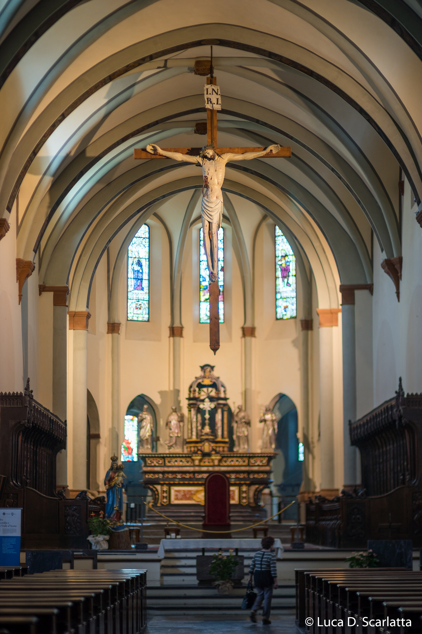 Cattedrale di Aosta, navata centrale