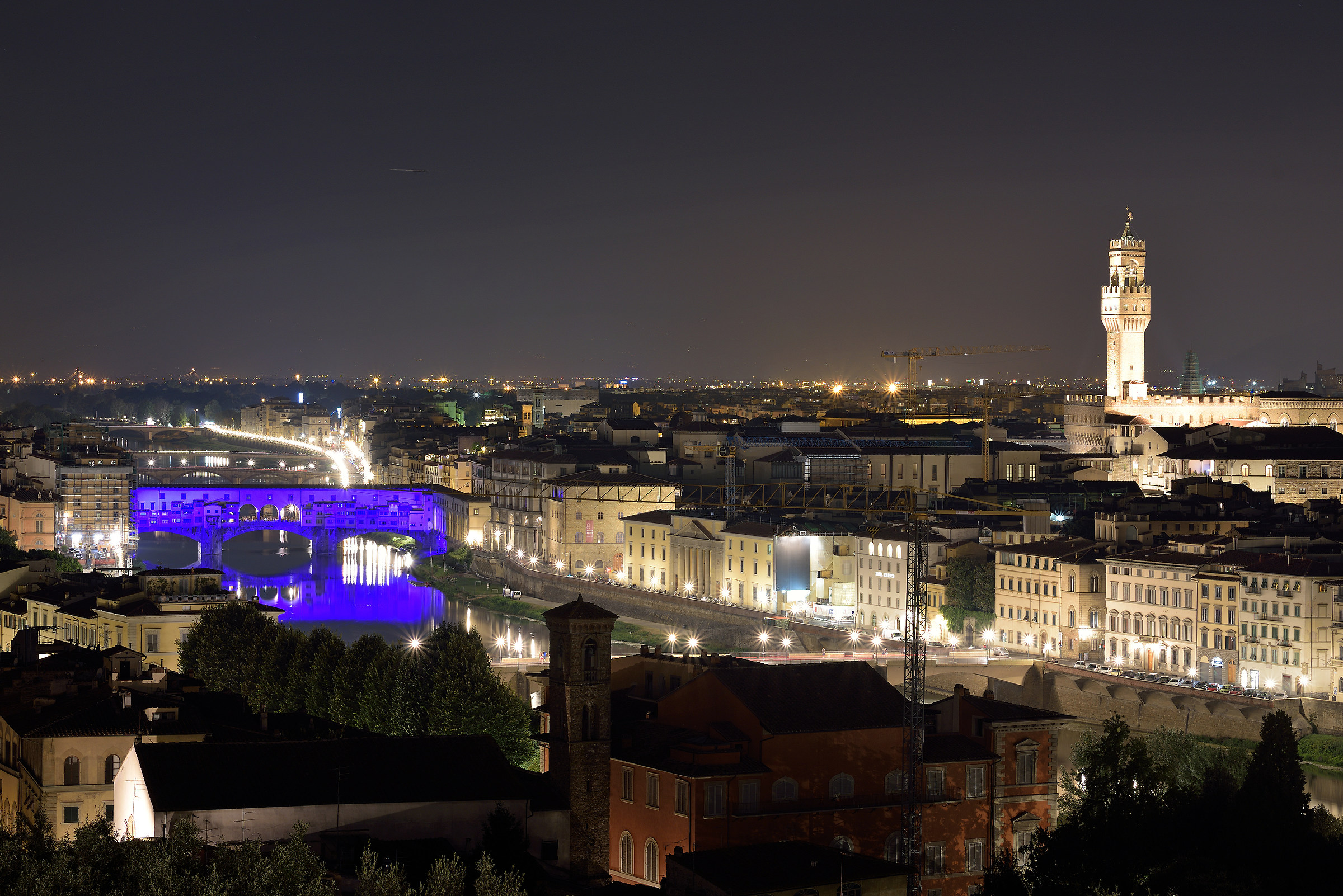 Firenze in onore del 90° di ACF Fiorentina