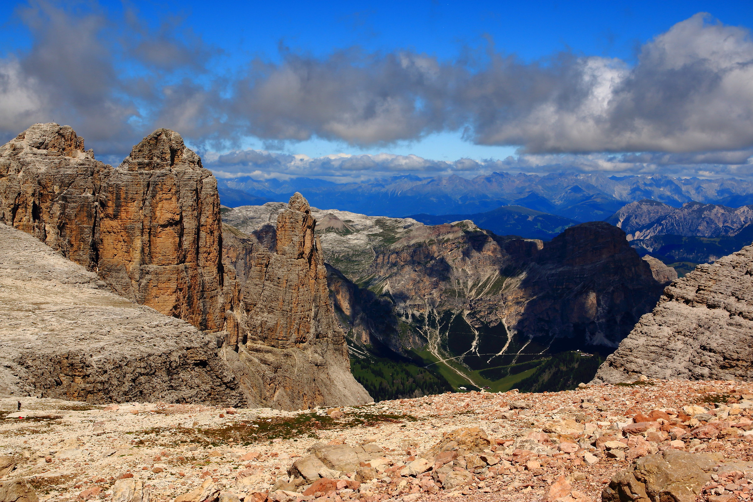 nella pancia del pordoi.