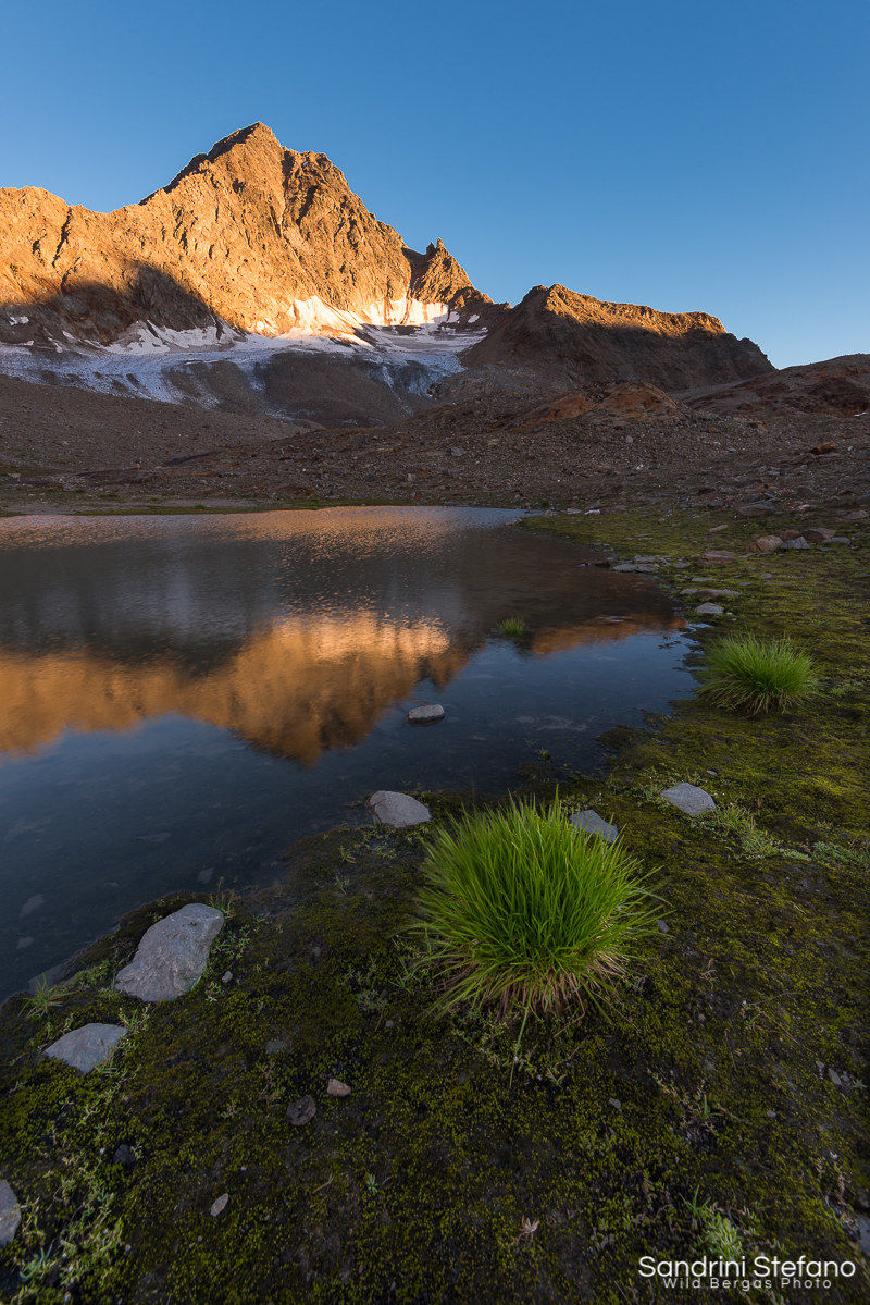 Horn of Three Lords and the hanging glacier Sforzellina