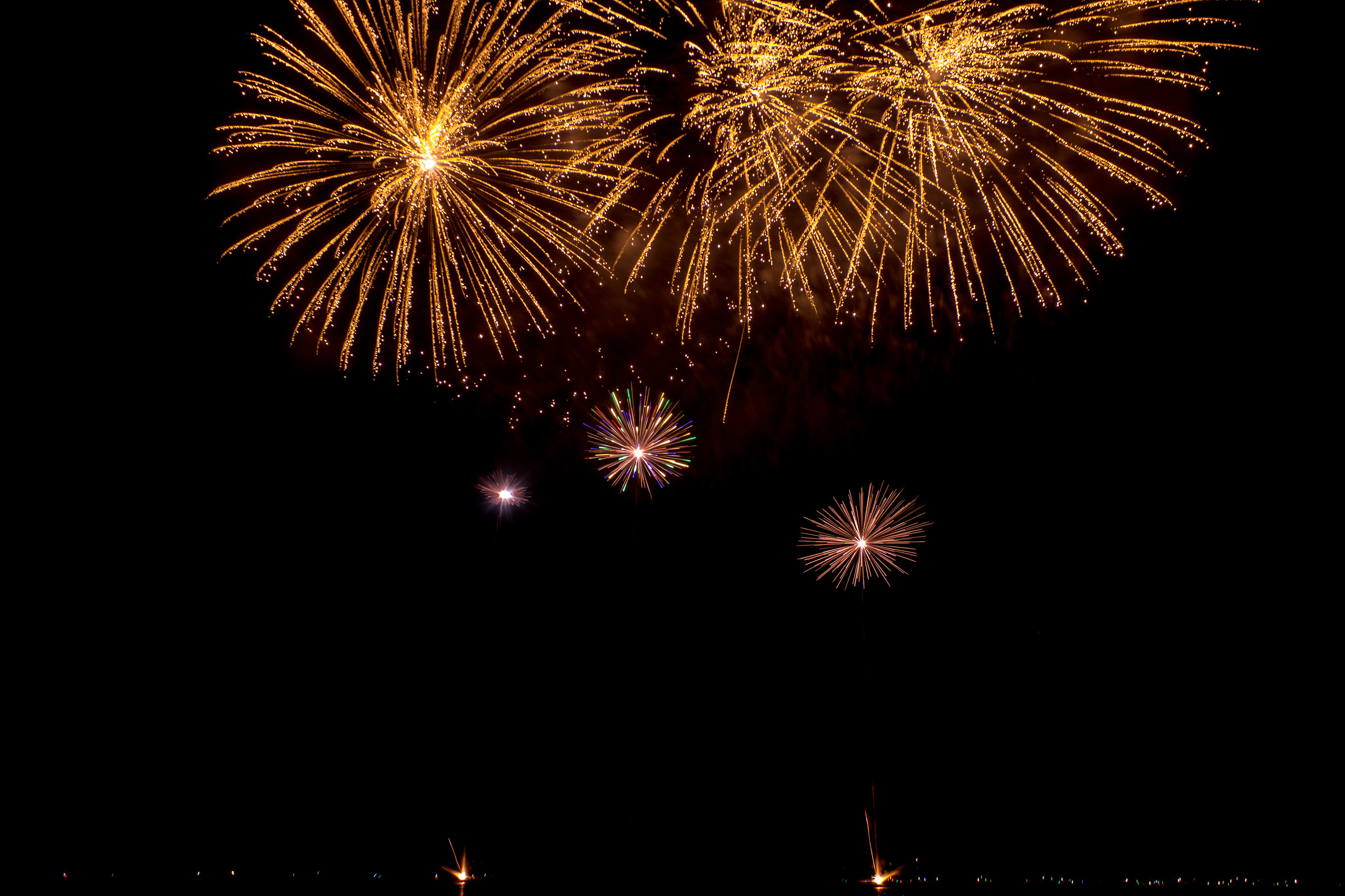 Fuochi d'artificio a Capodimonte