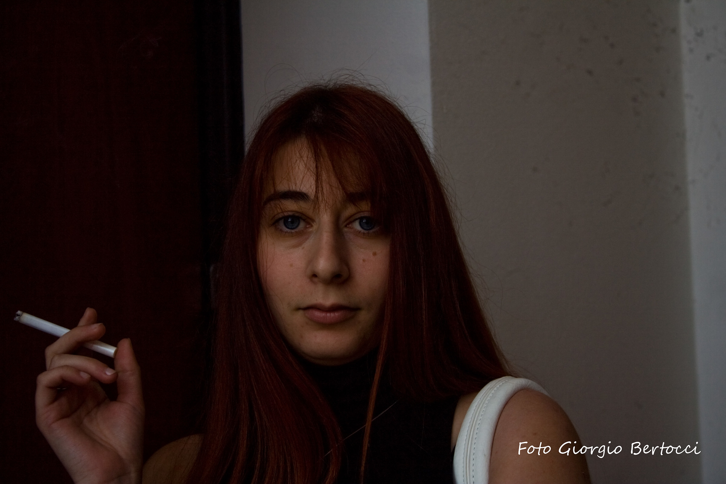 Alessandra che fuma