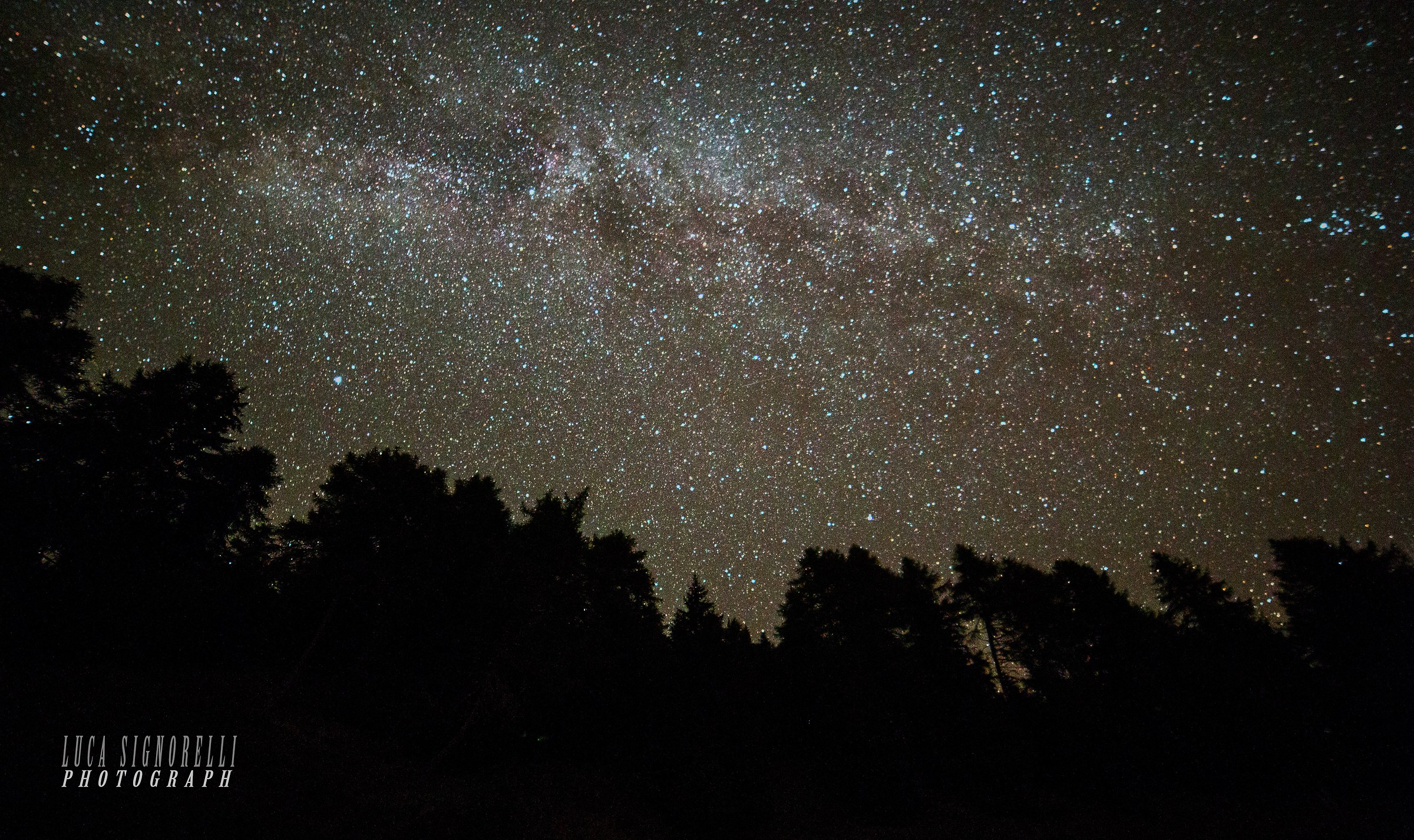 Milky Way in the sky trento