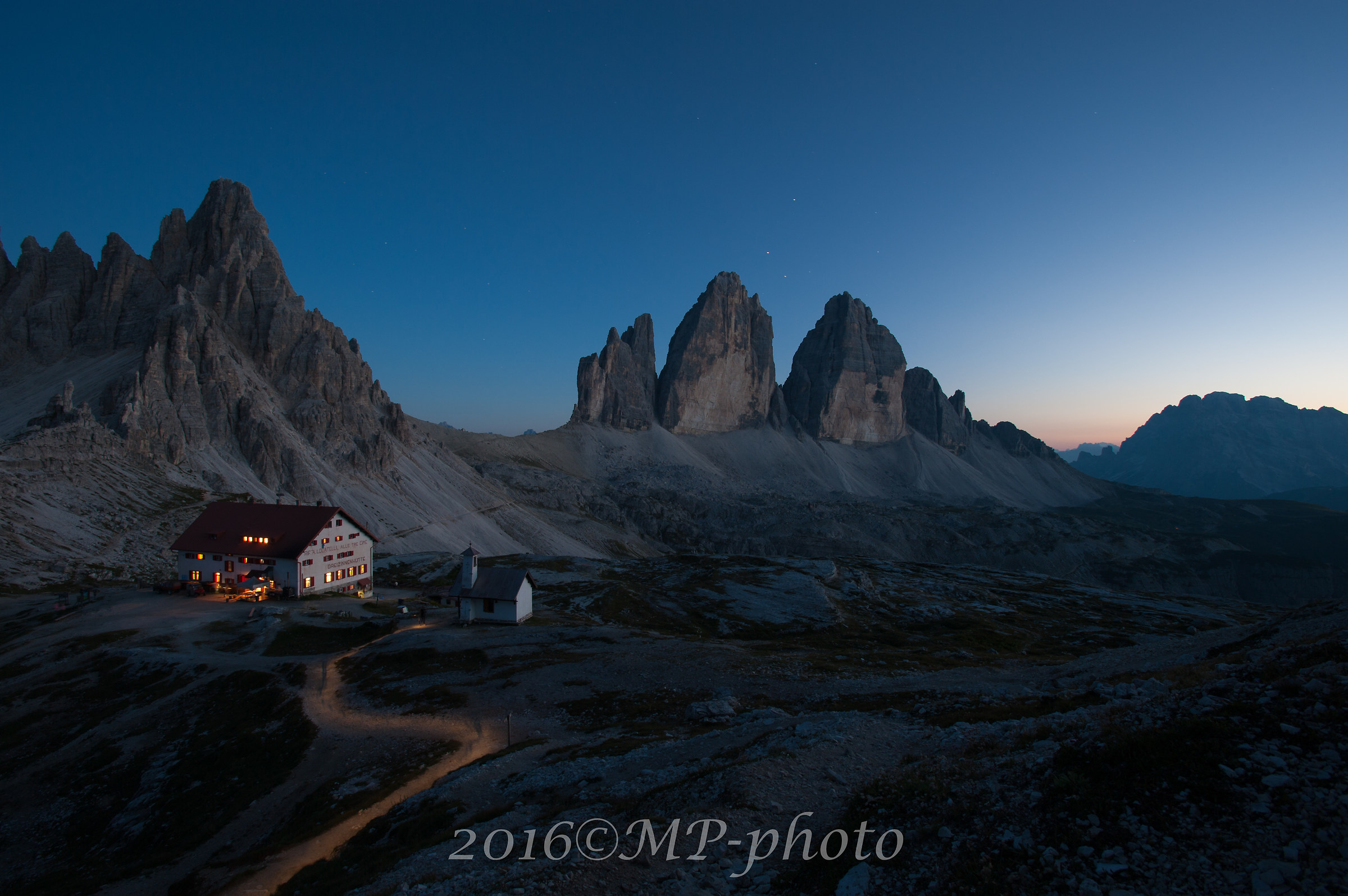 Blue hour at the Locatelli ...