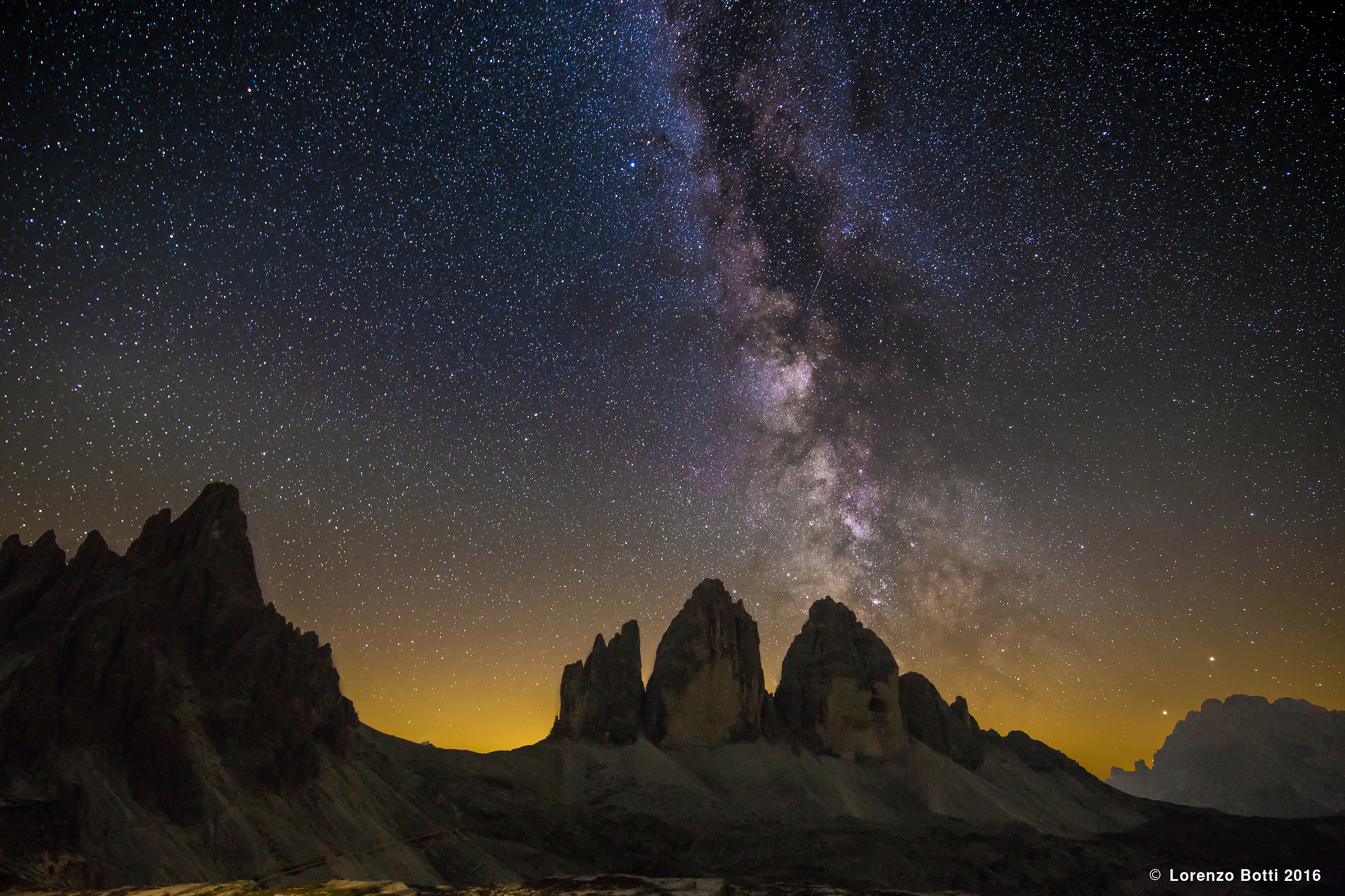 The spectacle of the Three Peaks