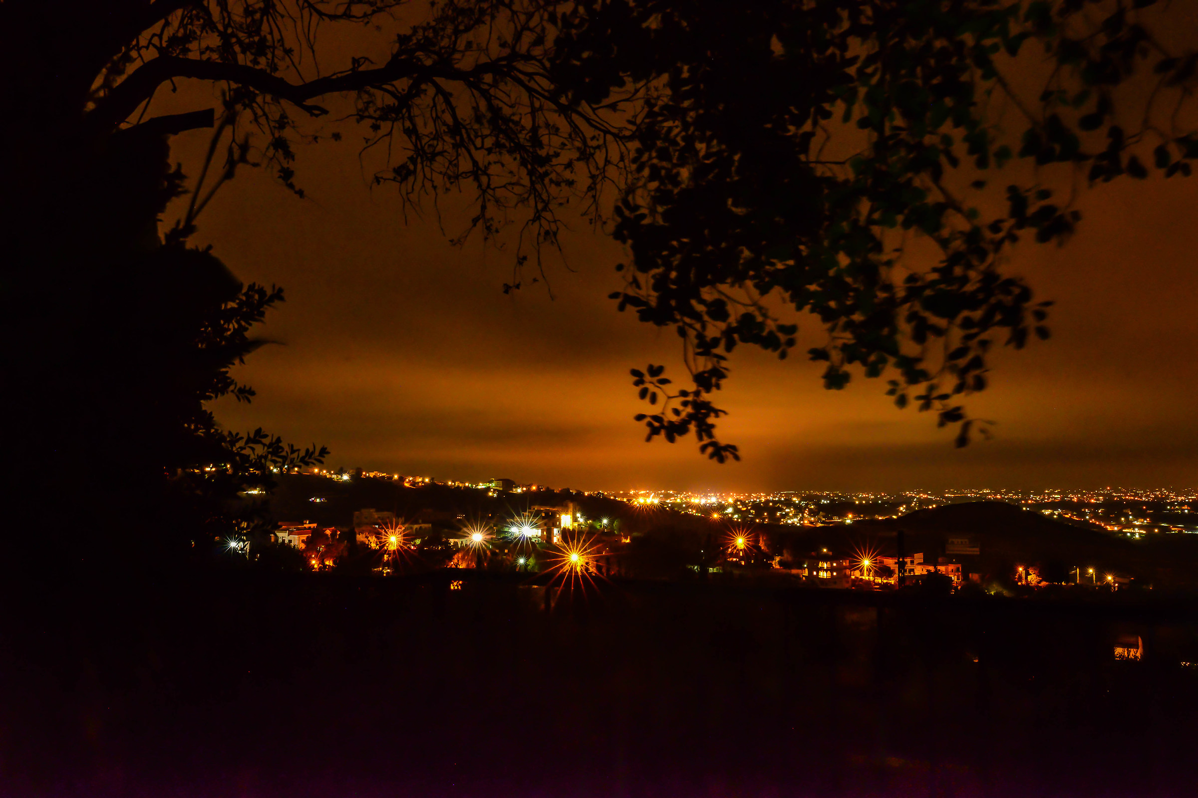 Midnight Hot Summer Day