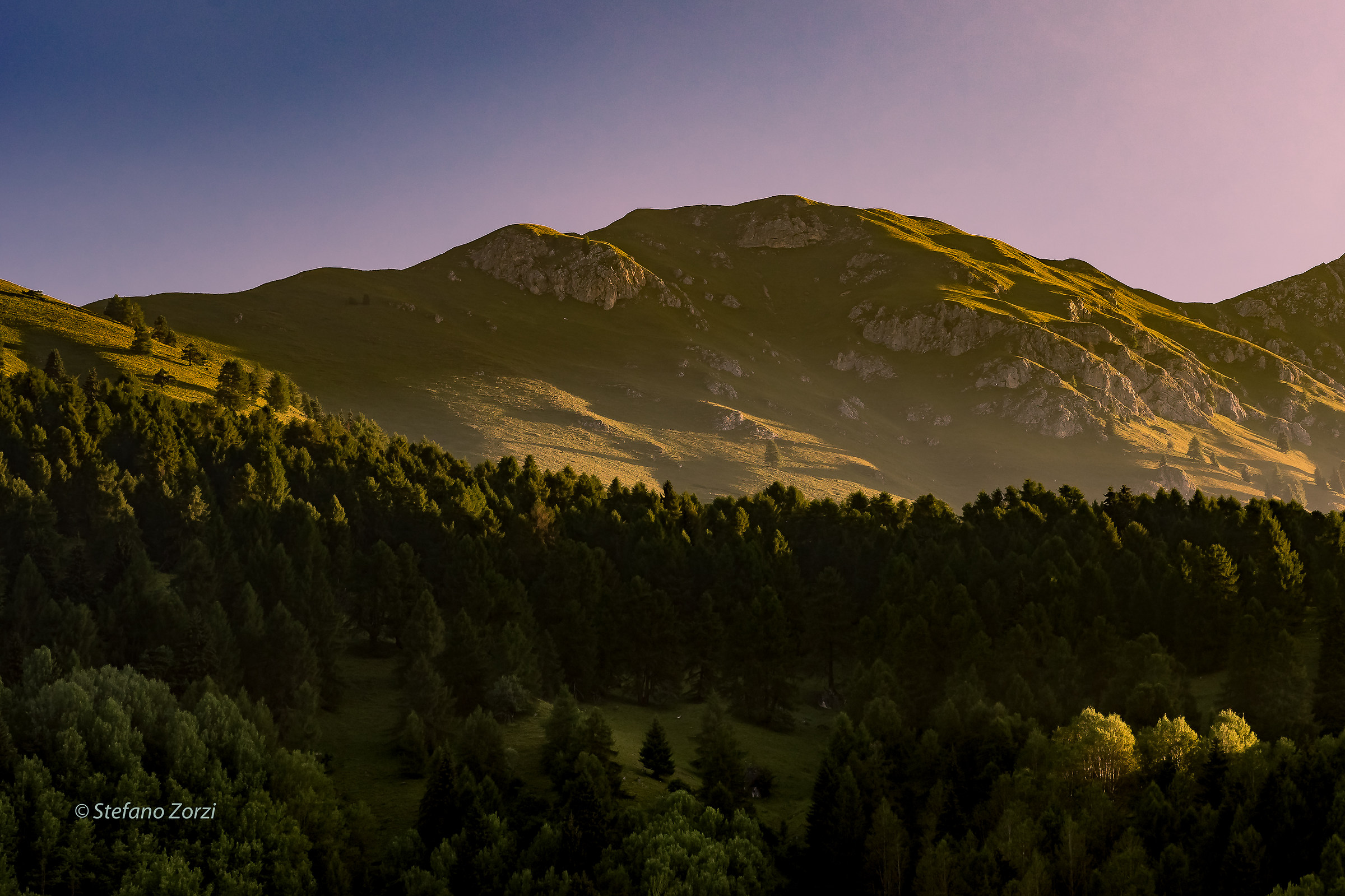 Dawn on Mount Viezena