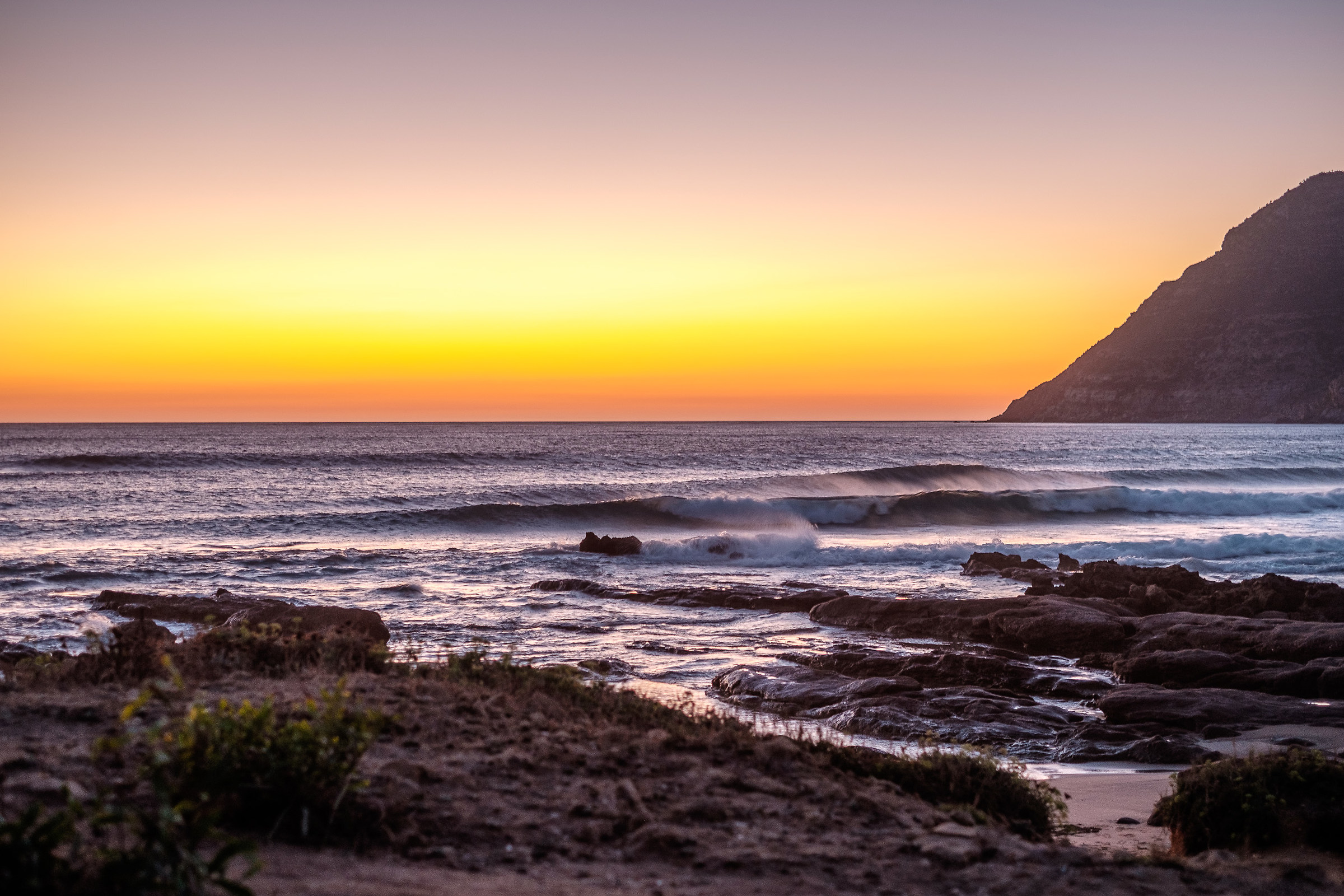 sunset at Porto Ferro