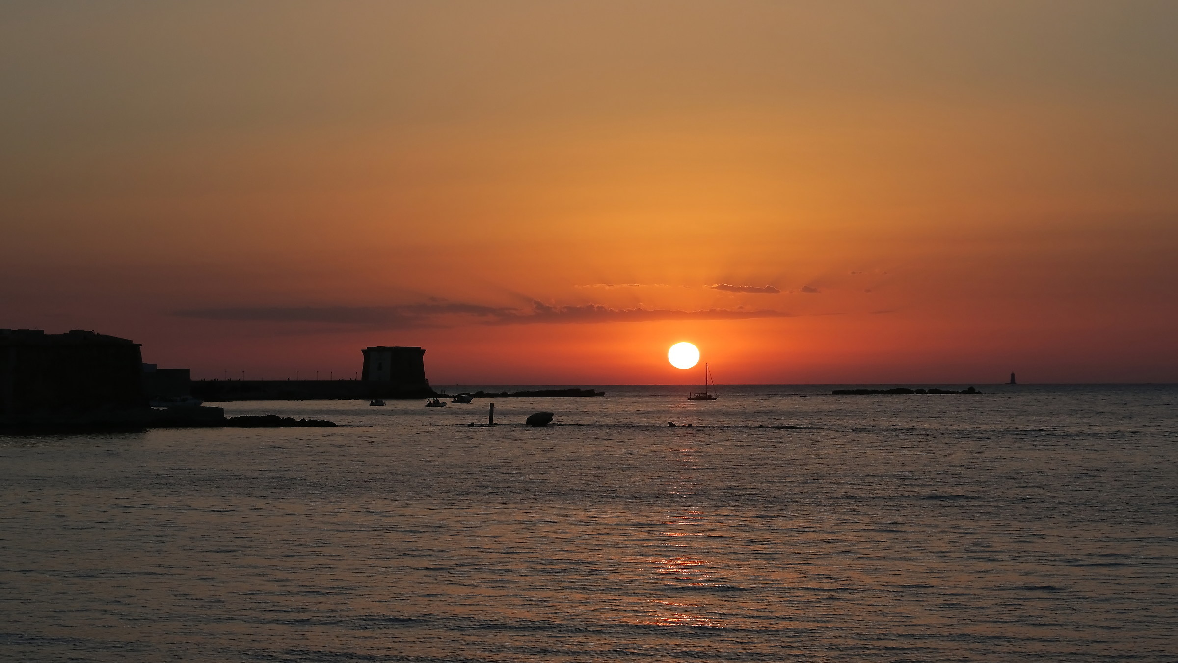 Tramonto a Torre Lygny