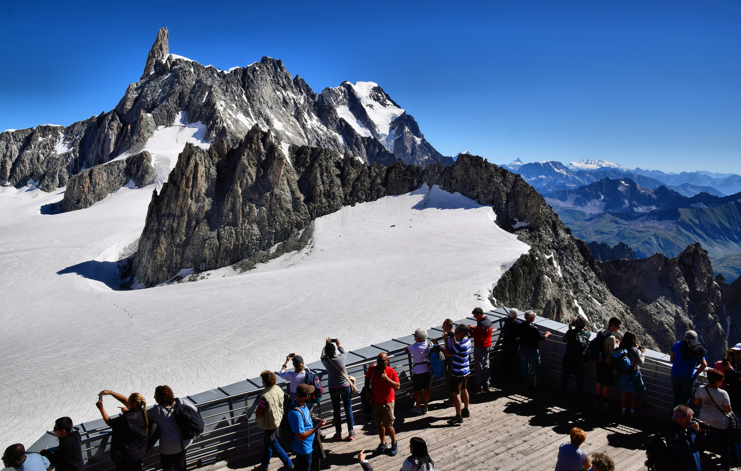 The most 'highest in Europe terrace overlooking the 4,00...