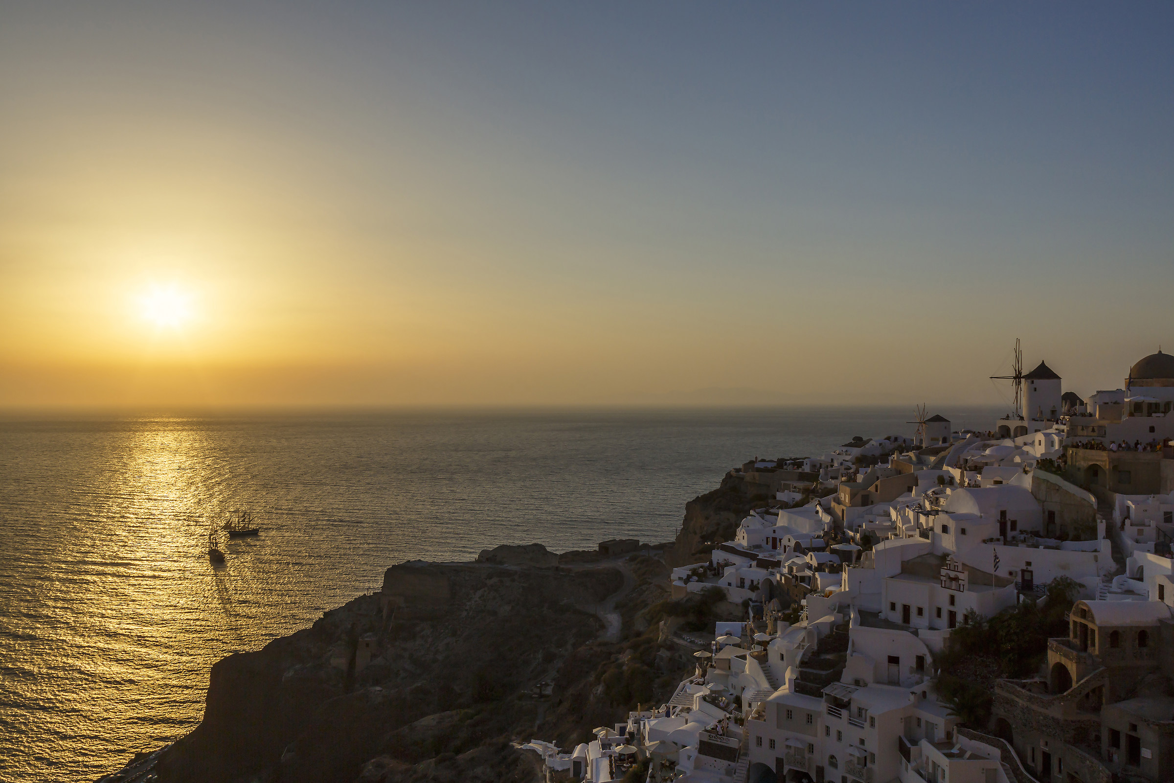 Sunset in Santorini