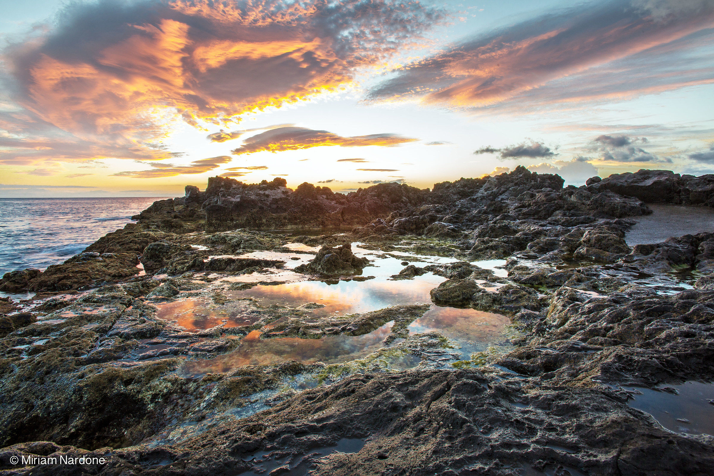 Flores, natural swimming pool
