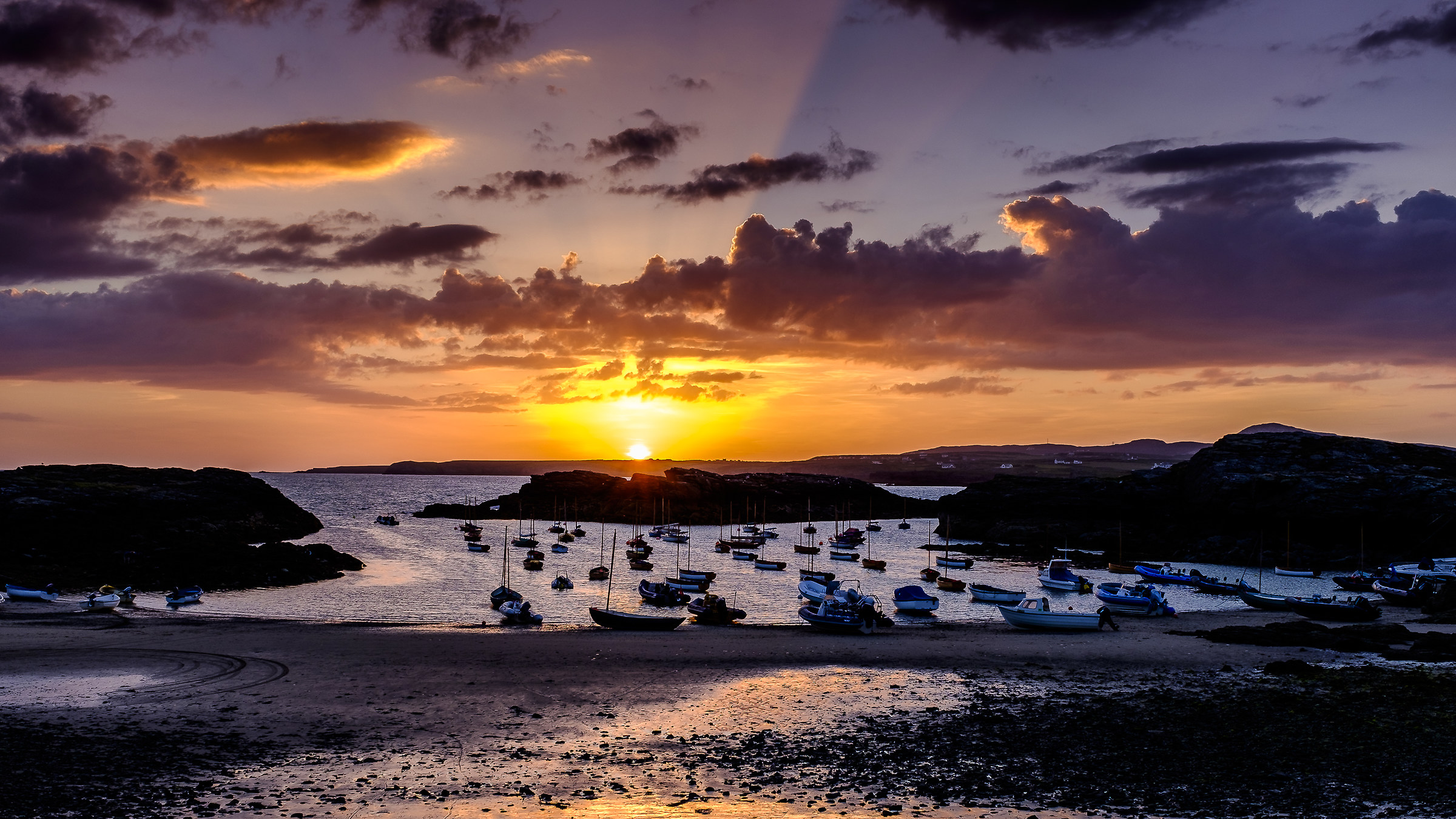 Sunset at Trearddur Bay
